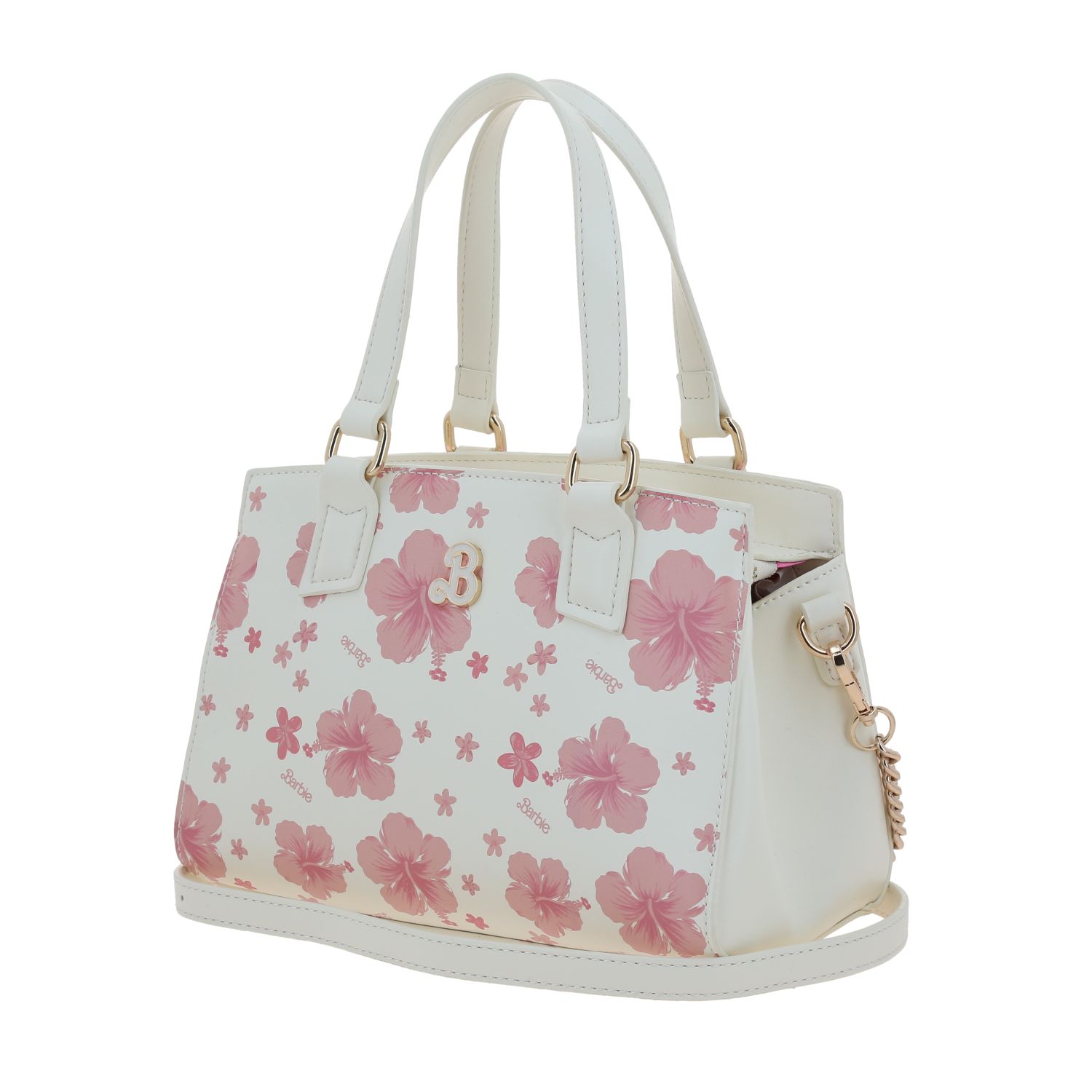 Bolsa de mano para dama Barbie by Chenson color blanco – Estilo y funcionalidad 2