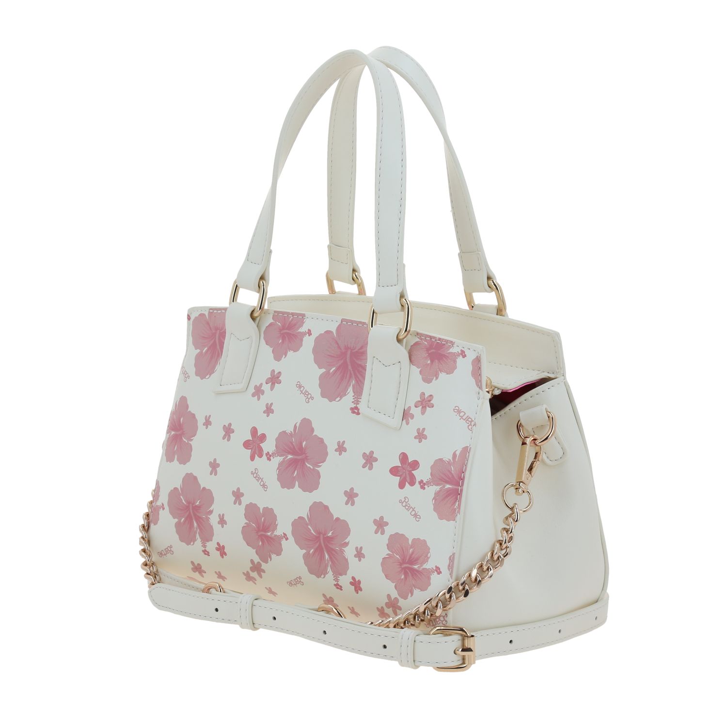 Bolsa de mano para dama Barbie by Chenson color blanco – Estilo y funcionalidad 5