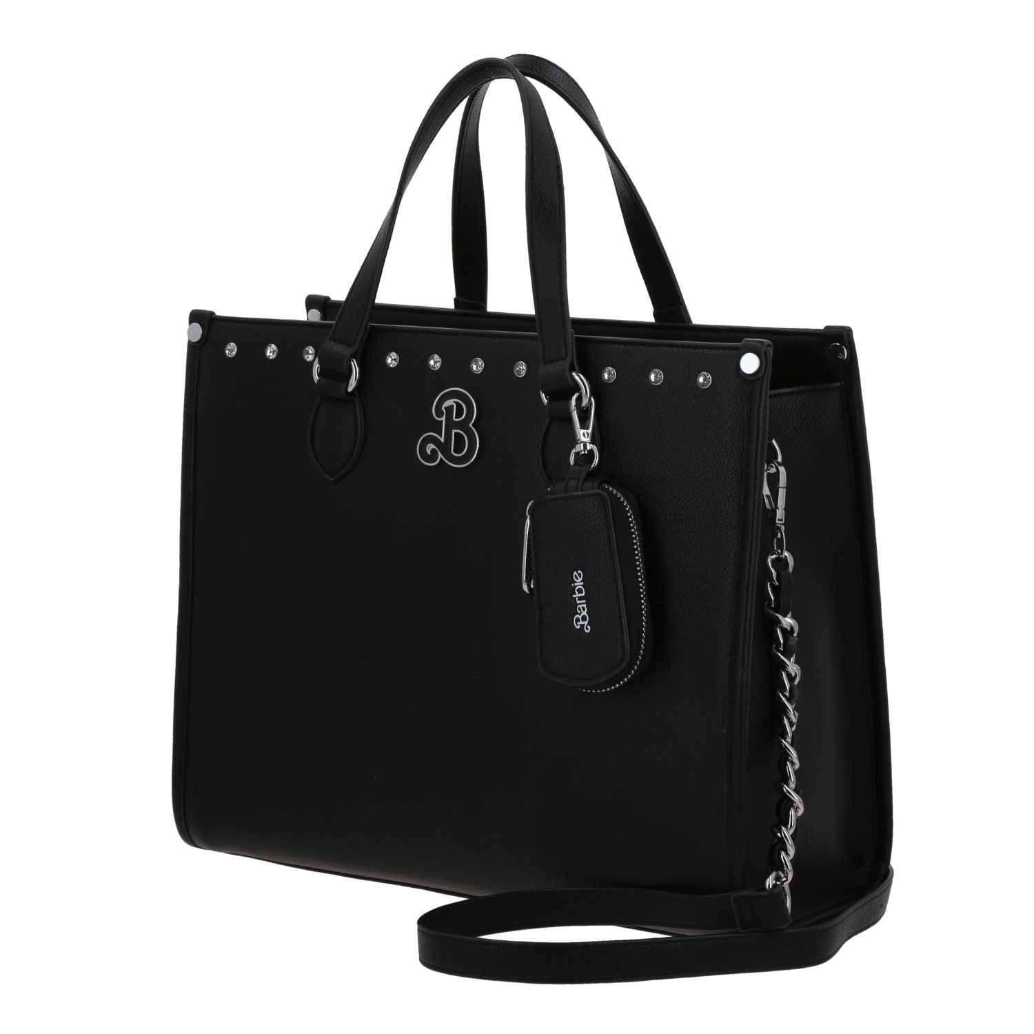 Bolsa de mano para dama Barbie by Chenson negra | Elegancia y funcionalidad 2
