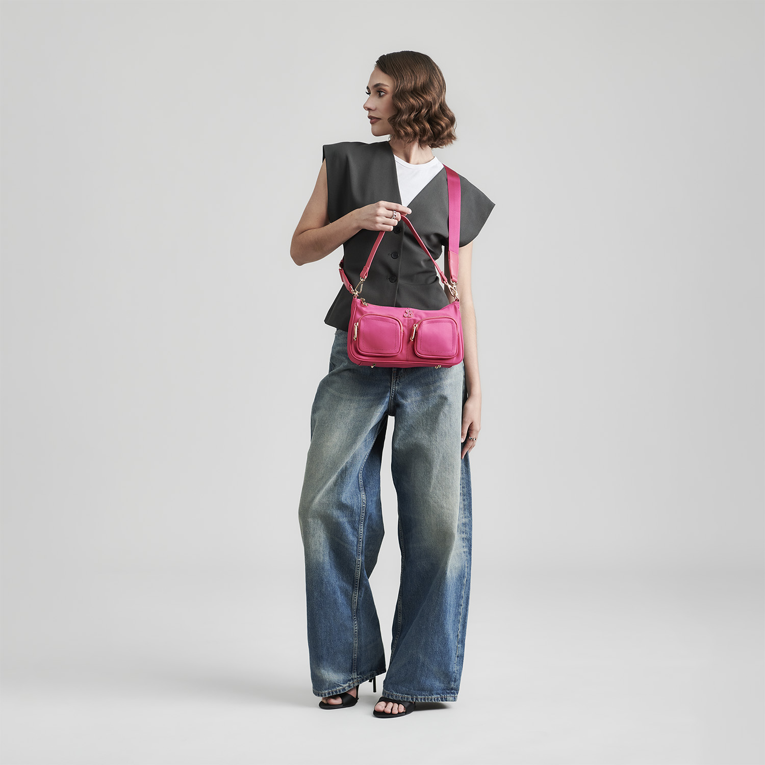 Bolsa de Mano para Dama Barbie by Chenson Rosa con Amplio Compartimento - vista 2