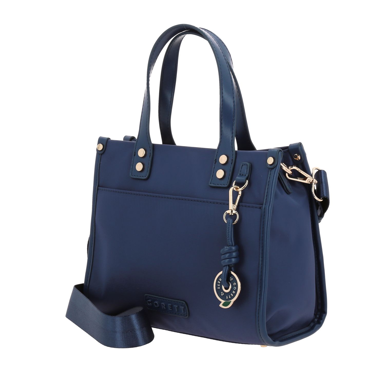 Bolsa de Mano para Dama Gorétt by Chenson Azul con Asas Ajustables 2