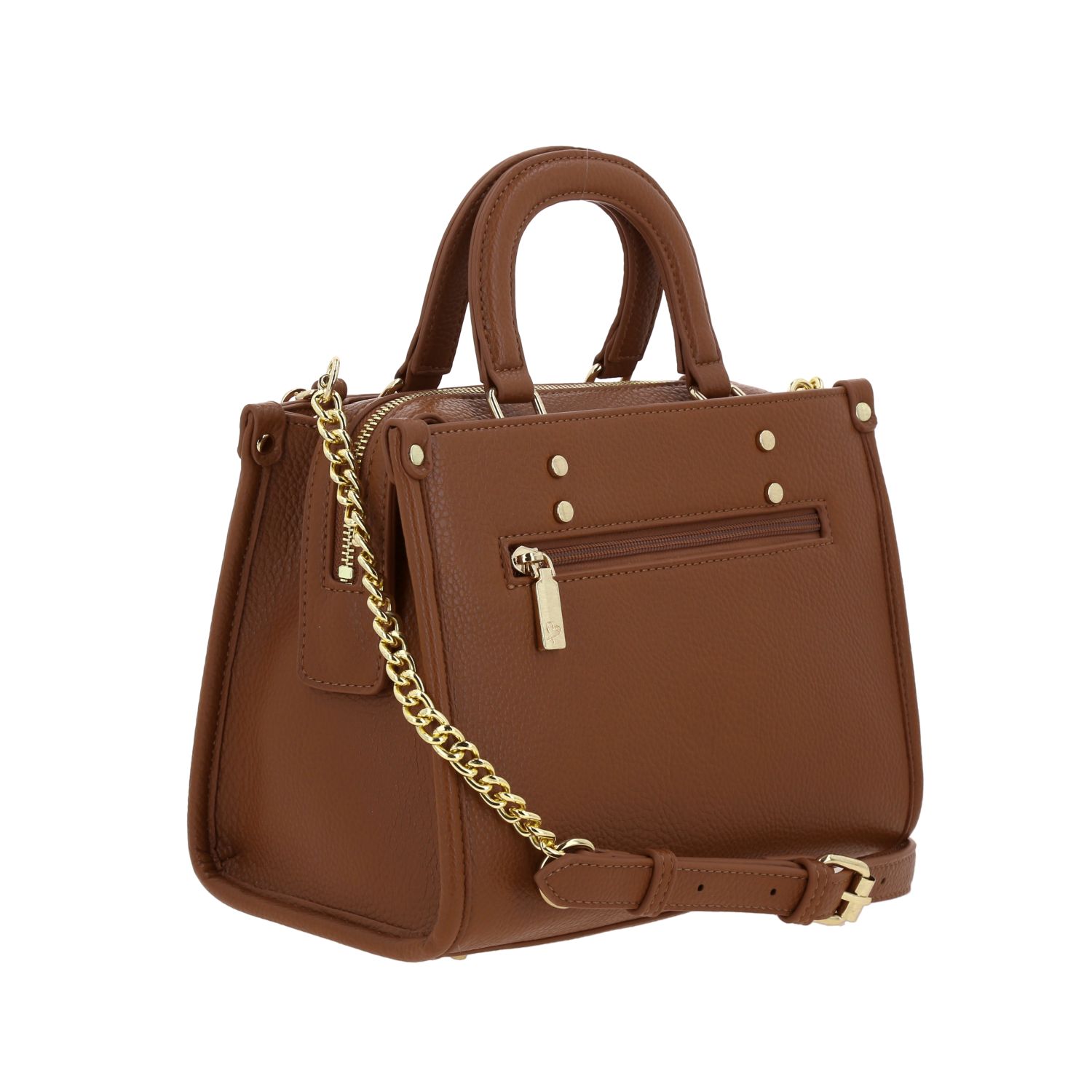 Bolsa de Mano para Dama Gorétt by Chenson Café con Compartimentos Prácticos 3