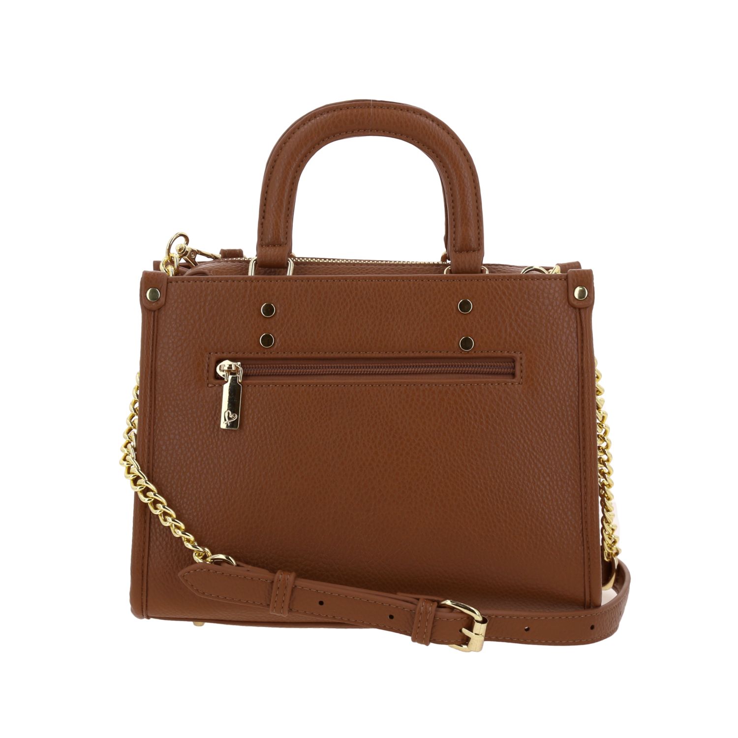 Bolsa de Mano para Dama Gorétt by Chenson Café con Compartimentos Prácticos 4