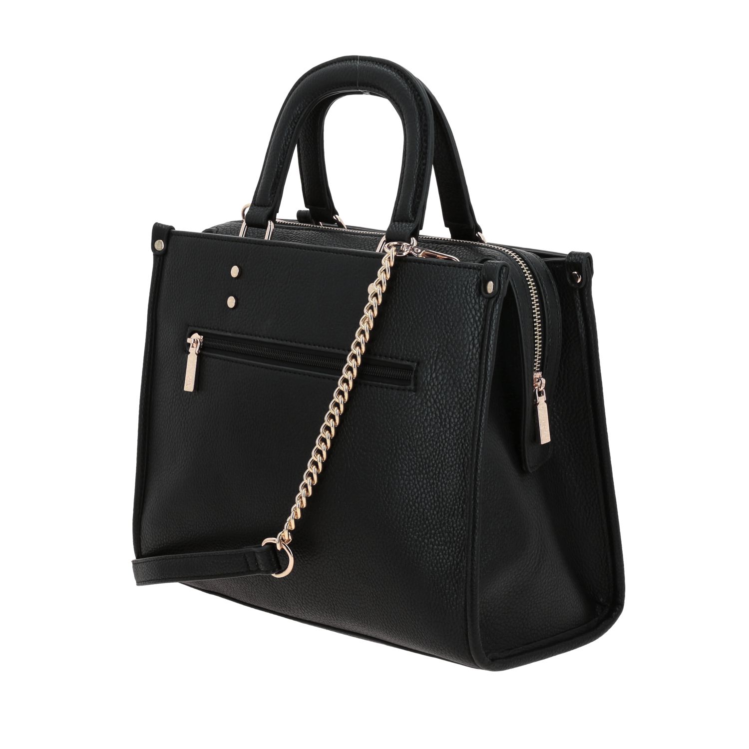 Bolsa de mano para dama Gorétt by Chenson negra con bolsillo práctico 5