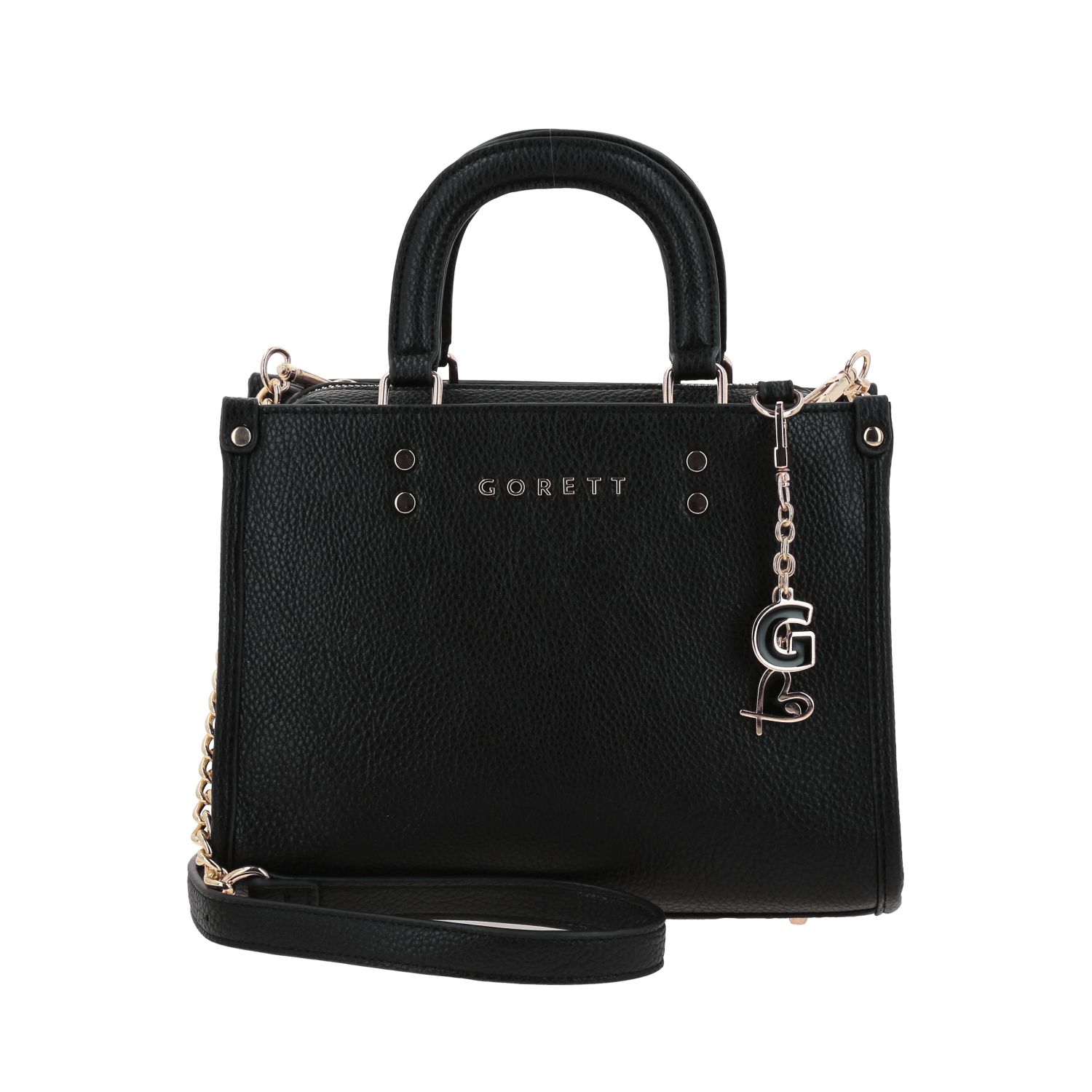 Bolsa de Mano para Dama Gorétt by Chenson Negra con Diseño Elegante