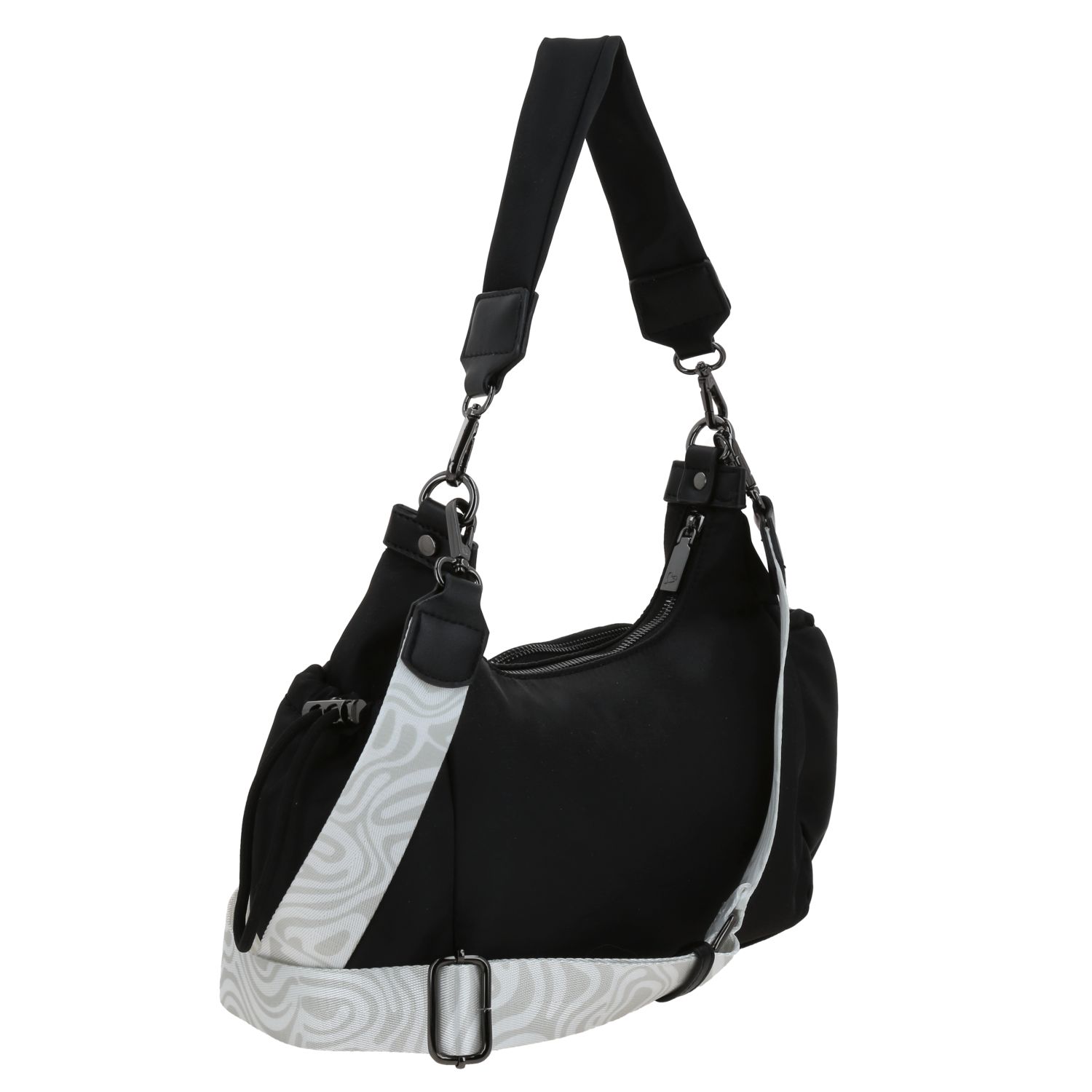 Bolsa de Mano para Dama Gorétt by Chenson Negra con Triple Bolsillo Frontal 3