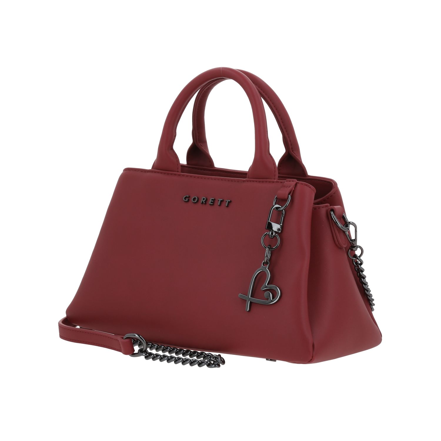 Bolsa de Mano para Dama Gorétt by Chenson Rojo con Compartimentos Prácticos 2