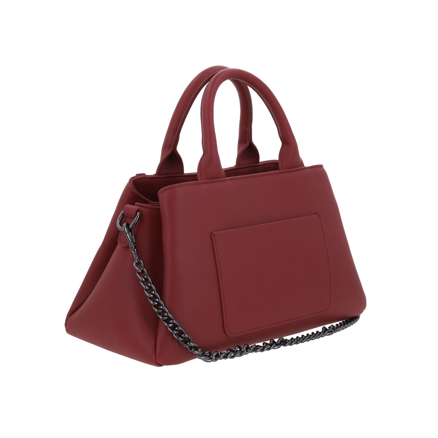 Bolsa de Mano para Dama Gorétt by Chenson Rojo con Compartimentos Prácticos 3