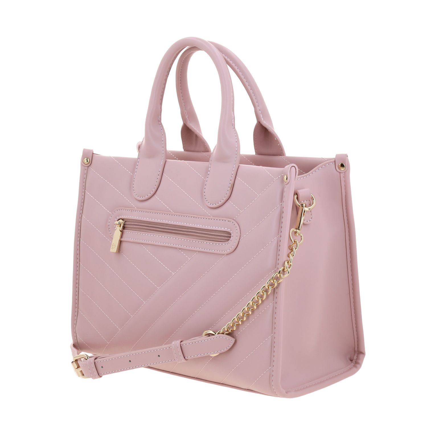 Bolsa de Mano para Dama Gorétt by Chenson Rosa con Asa Ajustable 5