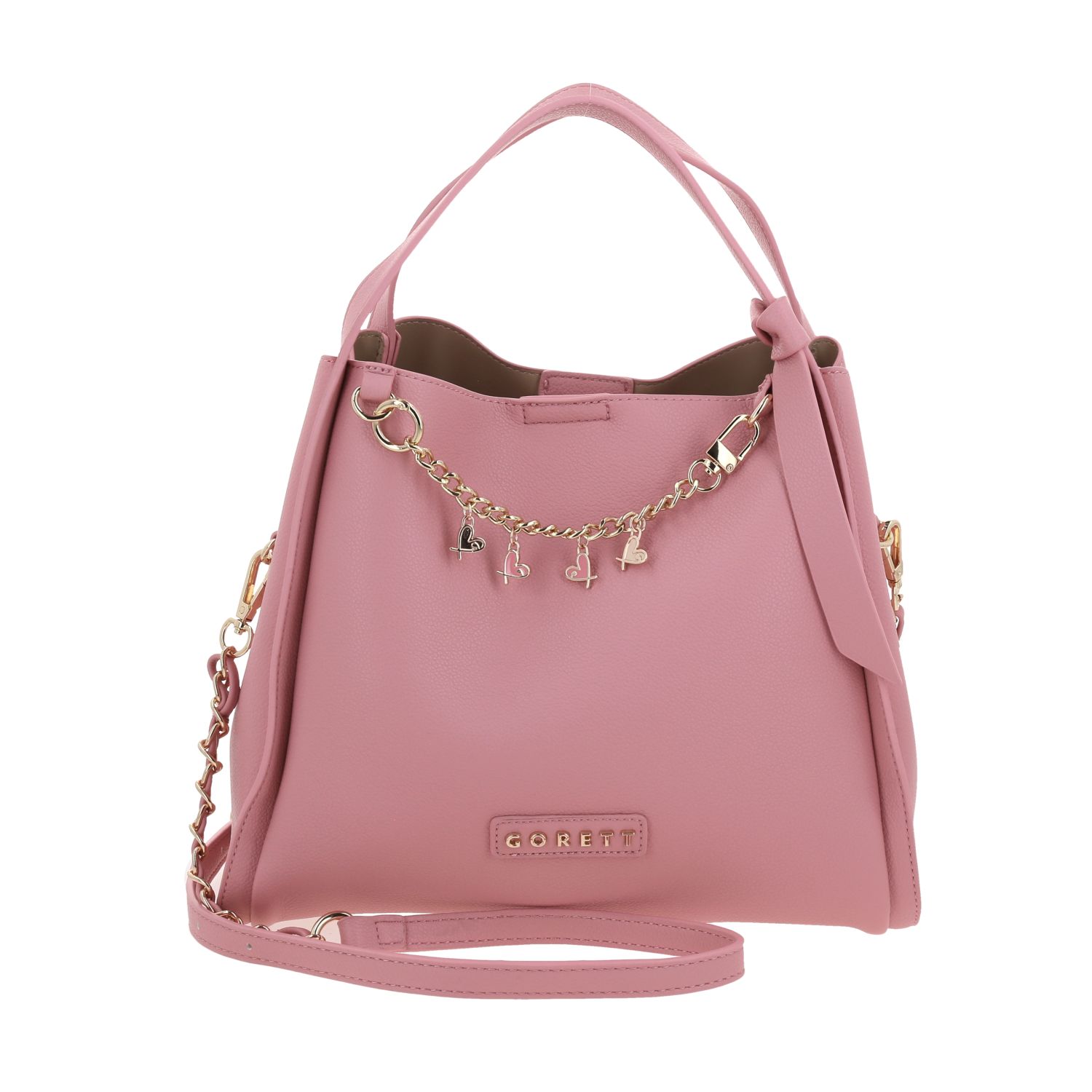 Bolsa de Mano para Dama Gorétt by Chenson Rosa con Bolsillos Prácticos