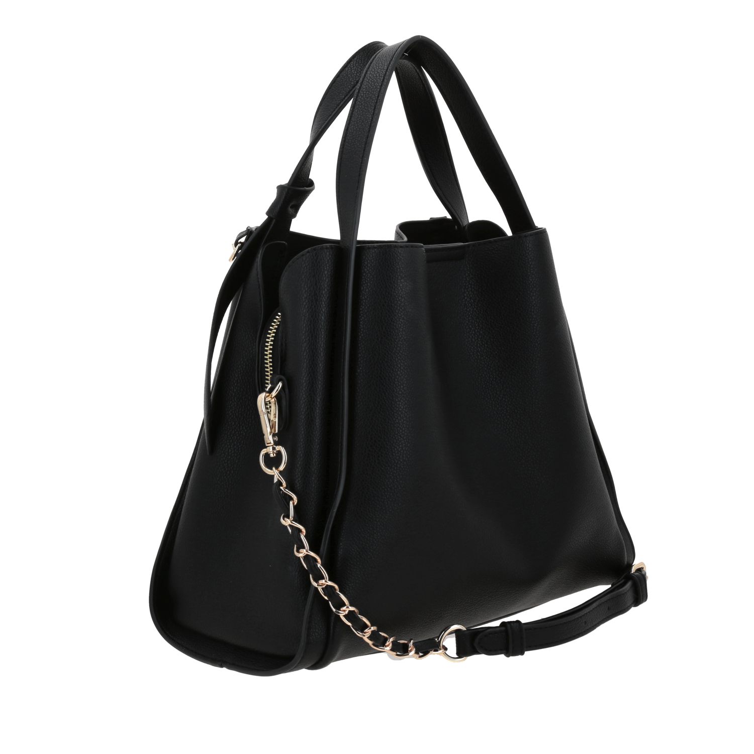 Bolsa de Mano para Dama Gorétt Negra con Asas Ajustables y Estilo Casual 3