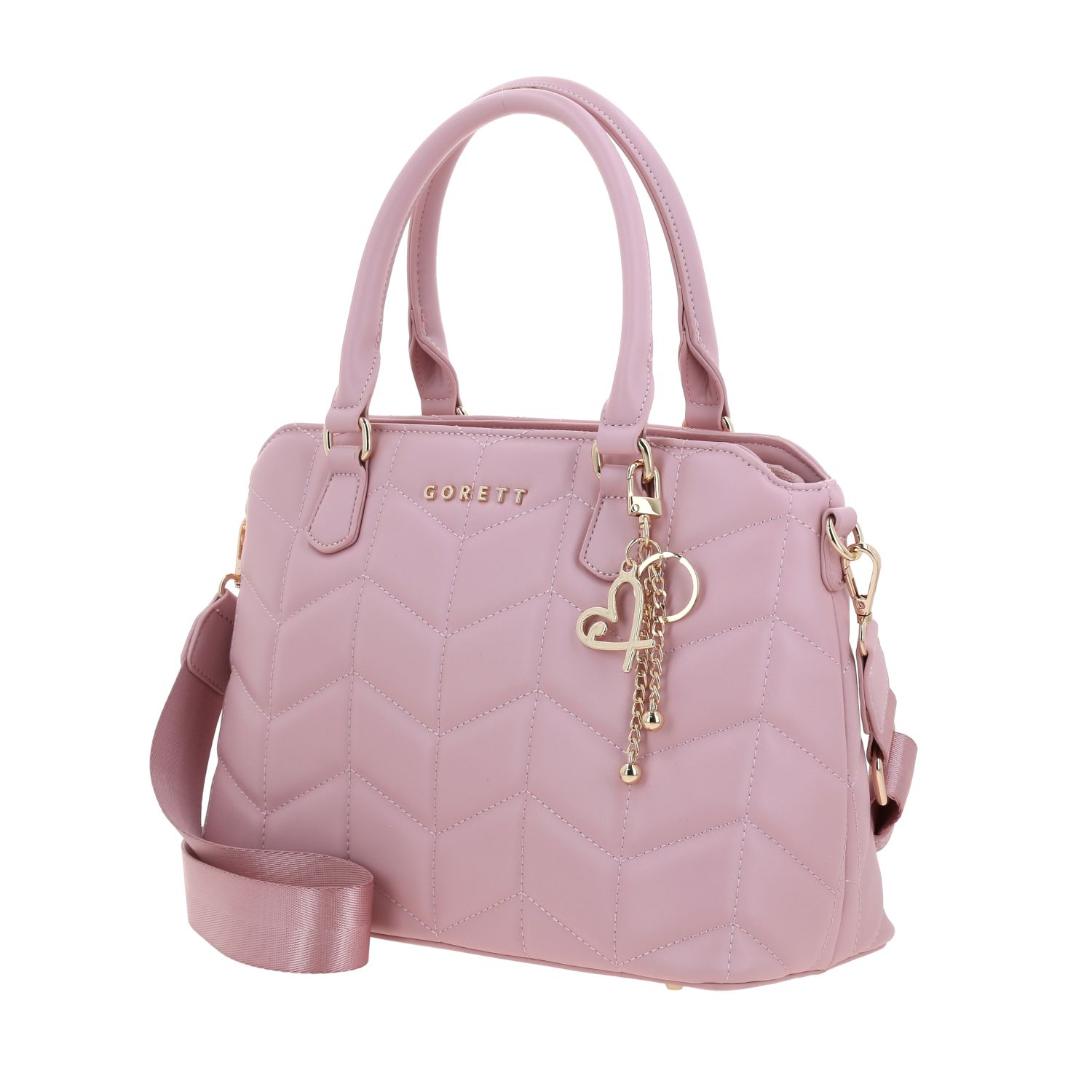 Bolsa de Mano para Dama Gorétt Rosa – Estilo Casual y Funcional 2