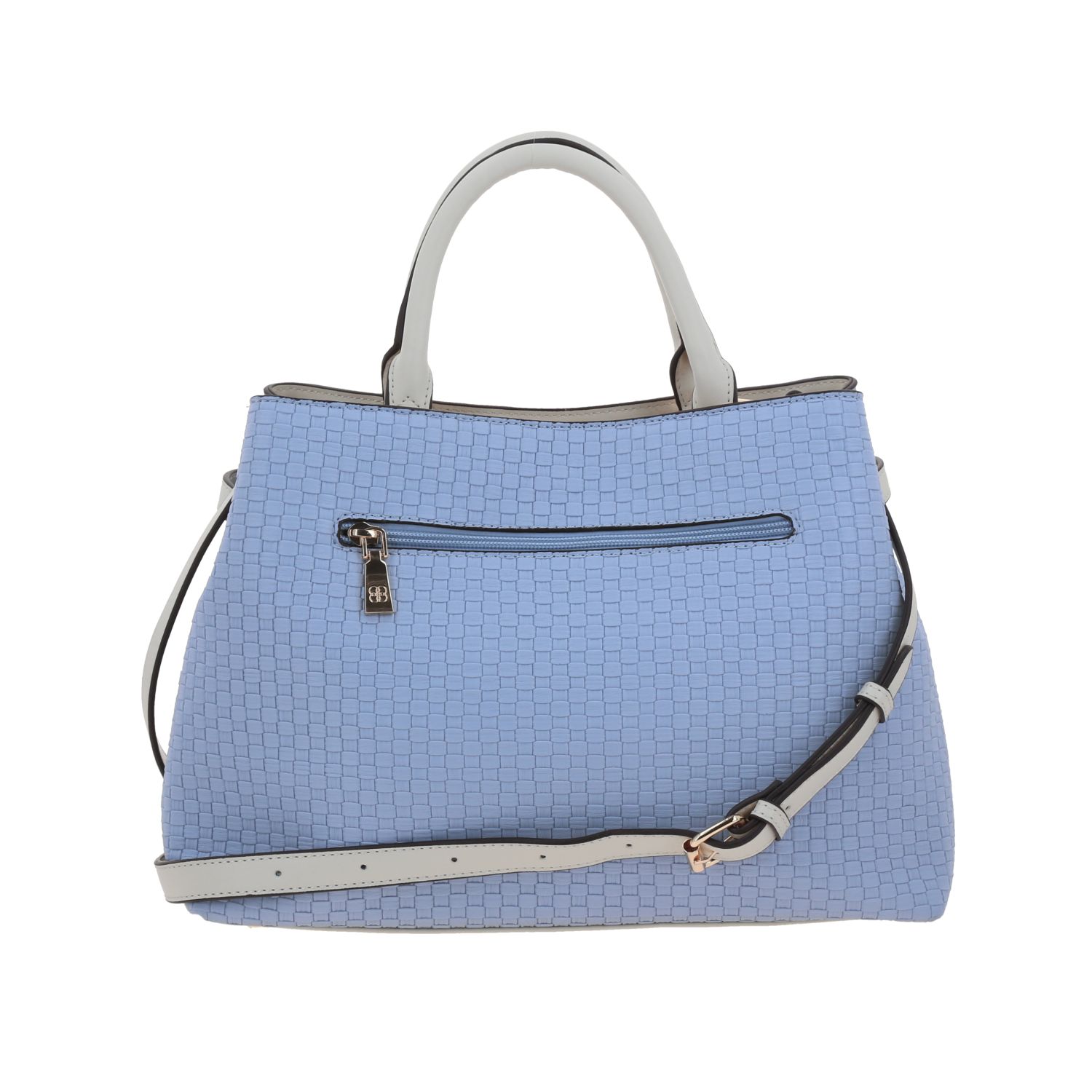 Bolsa de Mano para Dama Madison by Chenson Azul con Triple Compartimento 4