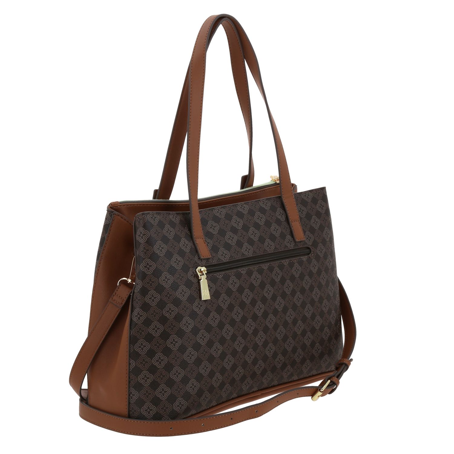 Bolsa de Mano para Dama Madison by Chenson Café con Asa Ajustable 3