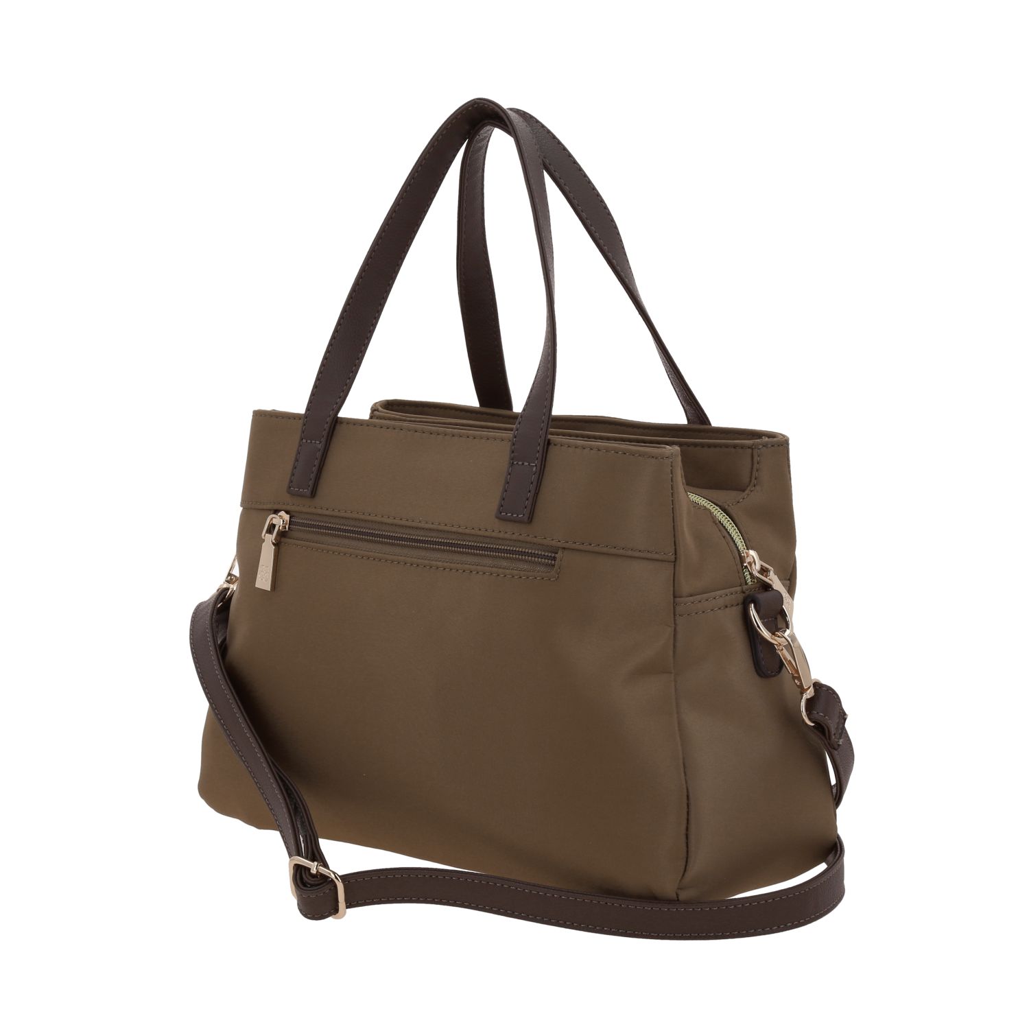 Bolsa de Mano para Dama Madison by Chenson Café con Triple Compartimento 5