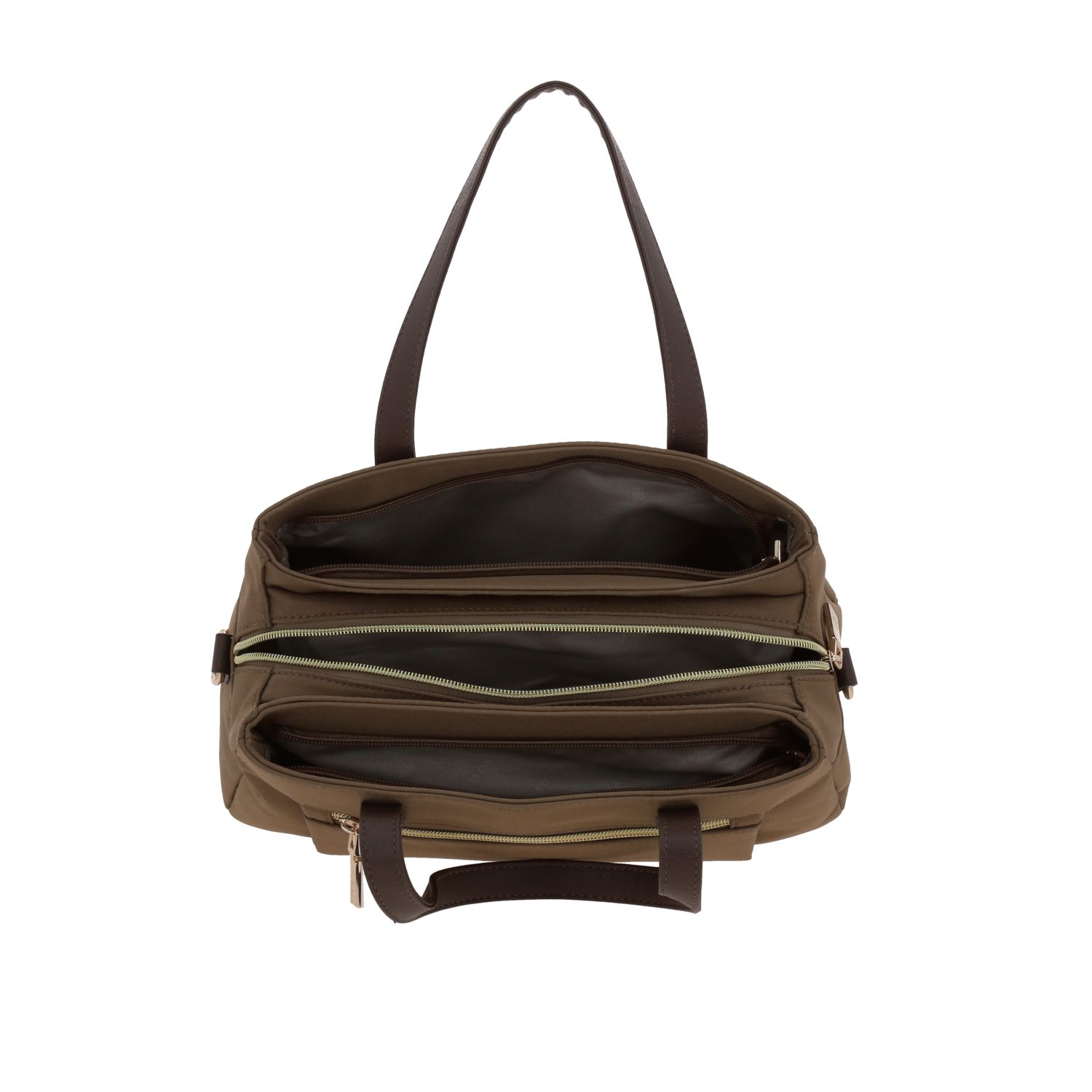 Bolsa de Mano para Dama Madison by Chenson Café con Triple Compartimento - vista 2