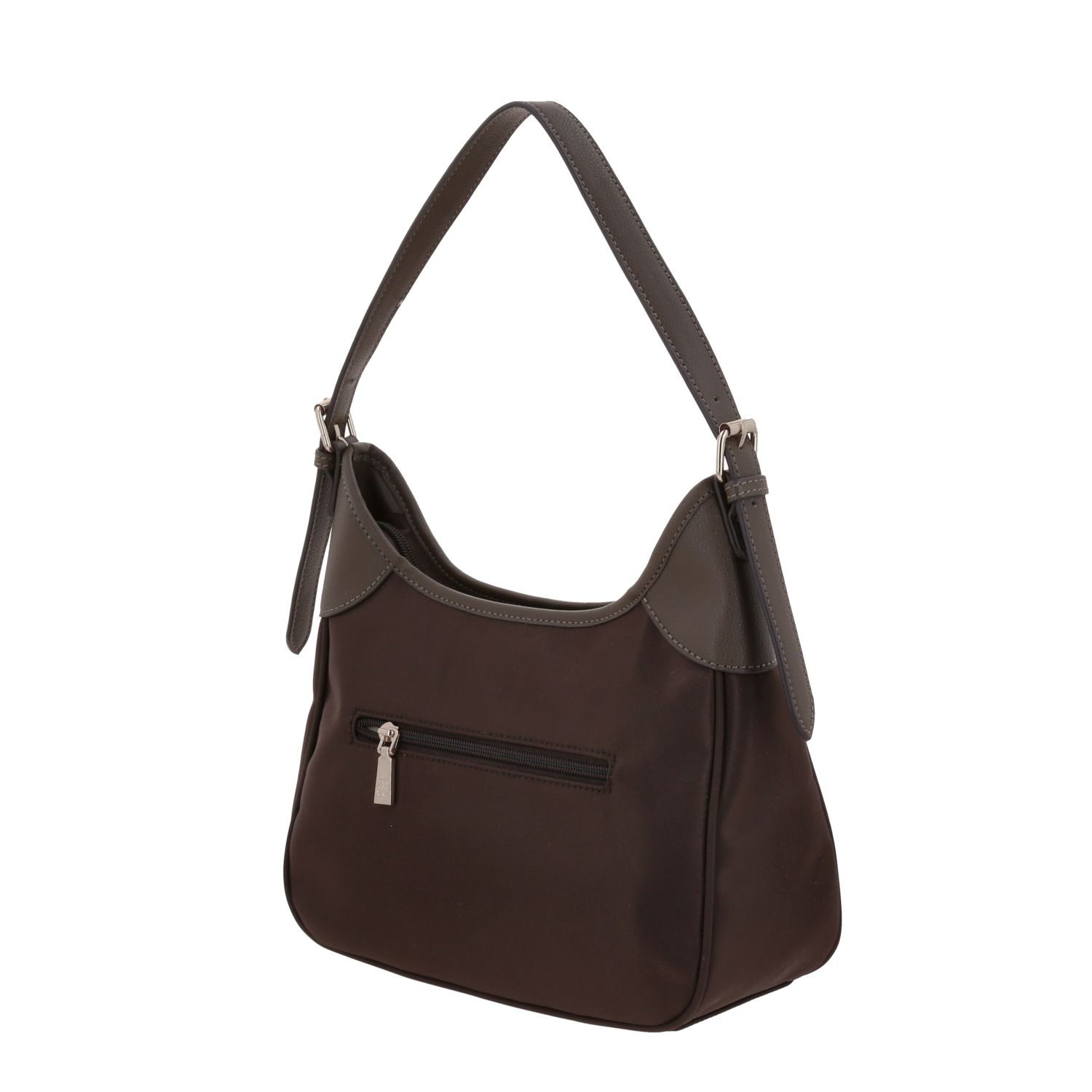 Bolsa de Mano para Dama Madison by Chenson Café Satinado – Estilo y Funcionalidad 5