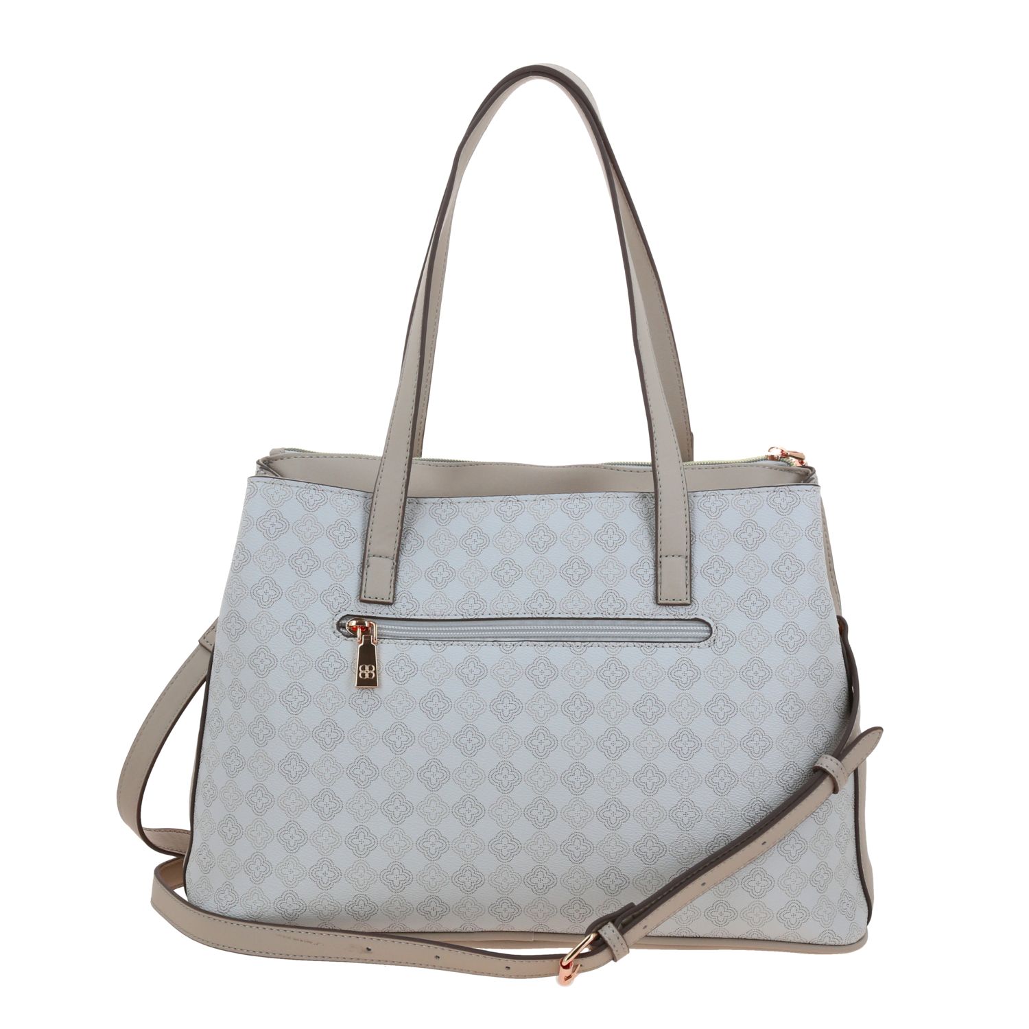 Bolsa de mano para dama Madison by Chenson color beige con asa ajustable 4