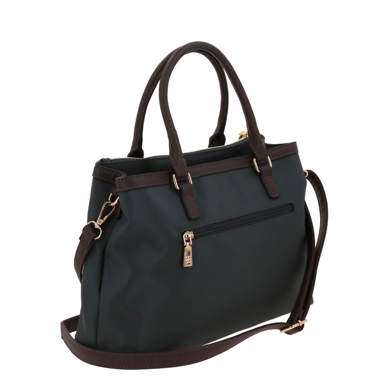 Bolsa de Mano para Dama Madison by Chenson Gris con Doble Compartimento 3