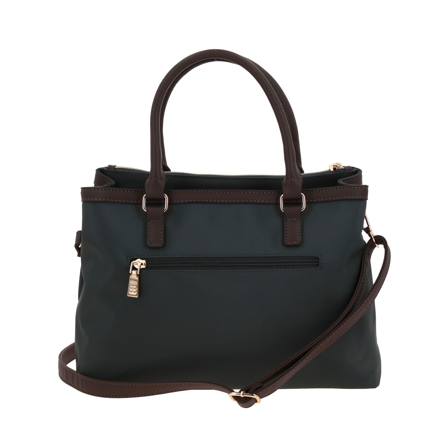 Bolsa de Mano para Dama Madison by Chenson Gris con Doble Compartimento 4