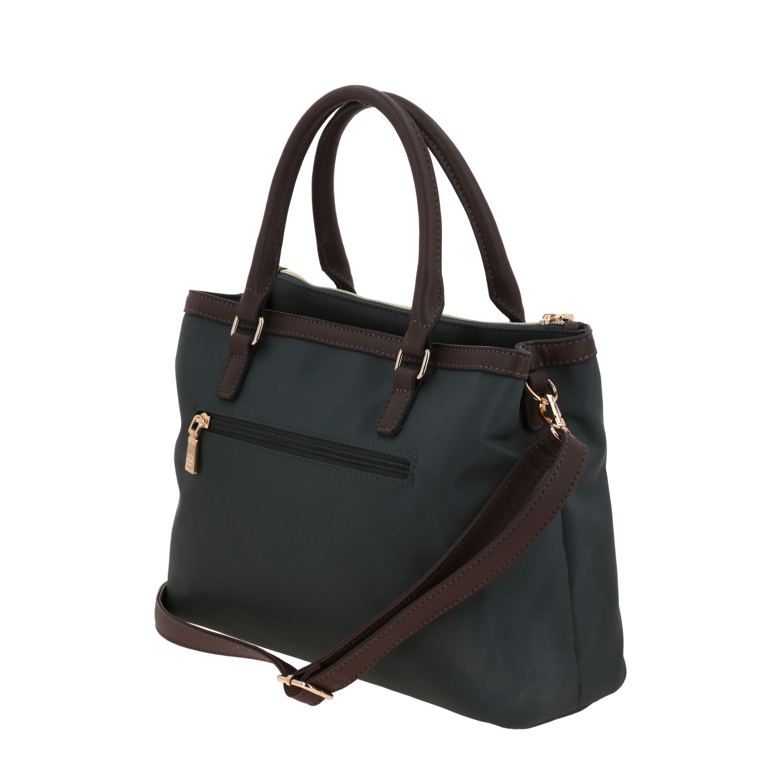 Bolsa de Mano para Dama Madison by Chenson Gris con Doble Compartimento 5