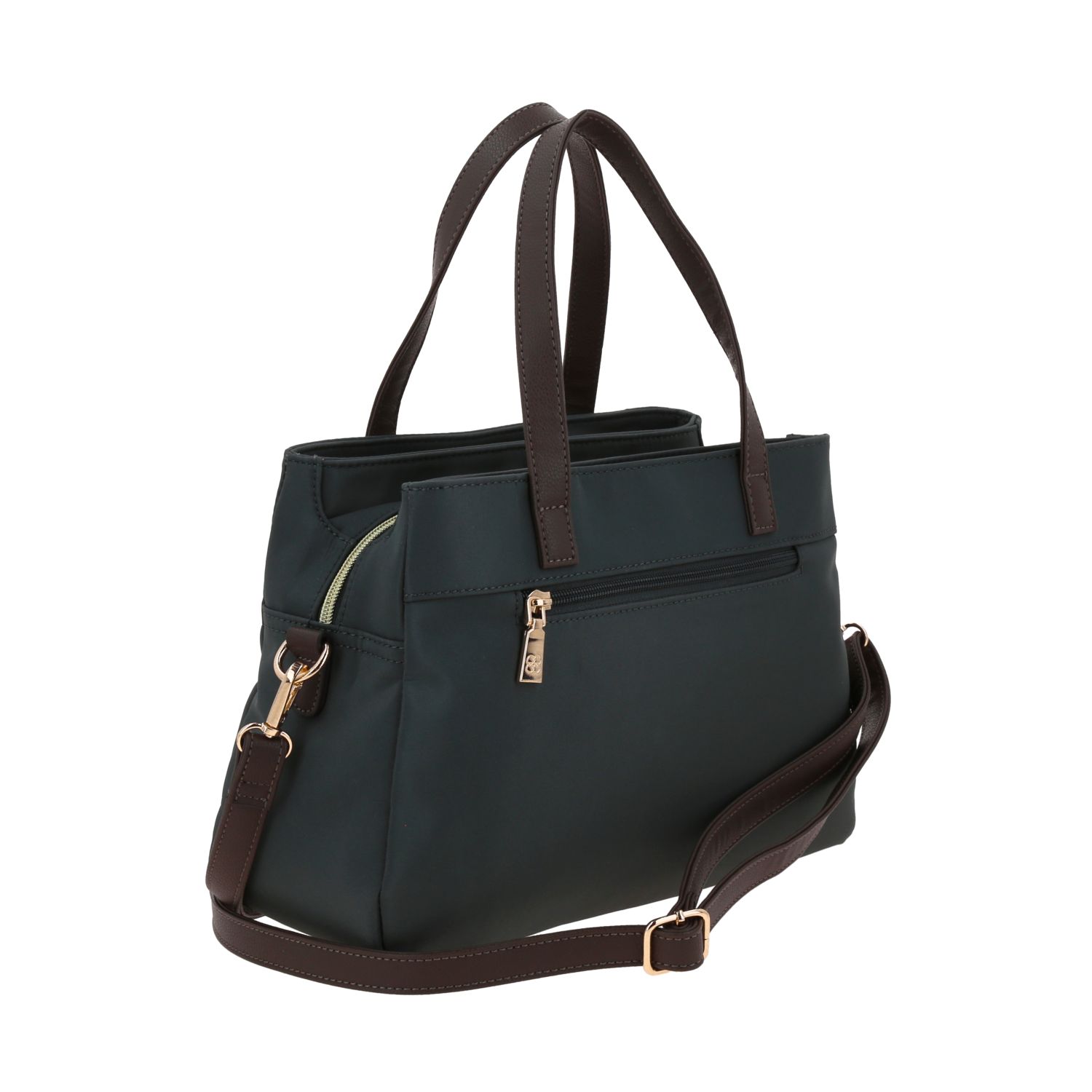 Bolsa de Mano para Dama Madison by Chenson Gris con Triple Compartimento 3