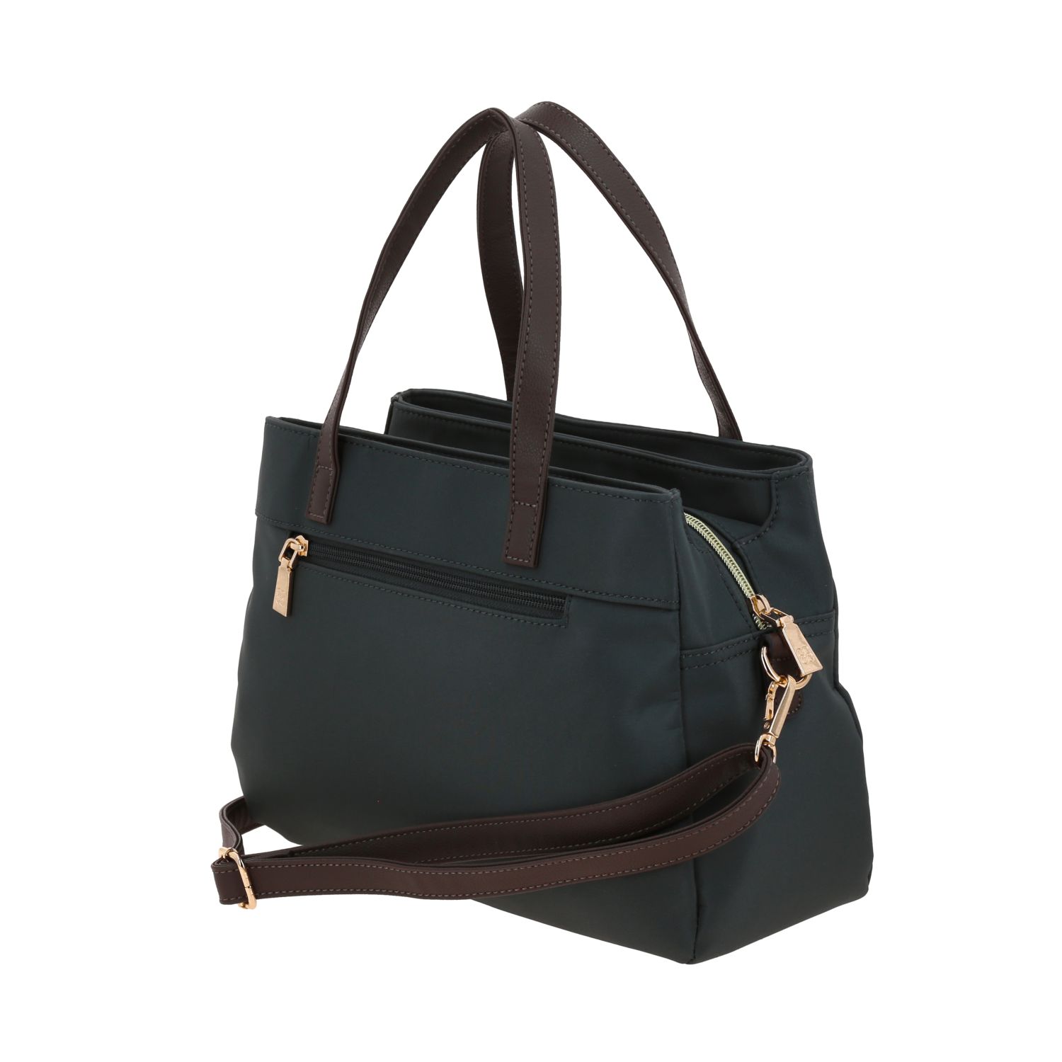 Bolsa de Mano para Dama Madison by Chenson Gris con Triple Compartimento 5