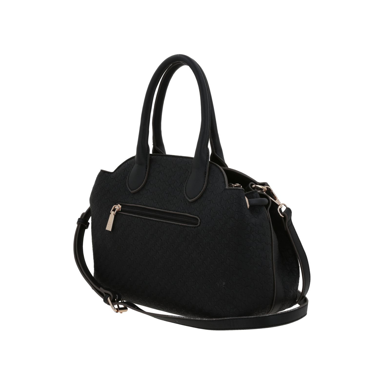 Bolsa de Mano para Dama Madison by Chenson Negra con Asa Ajustable 5