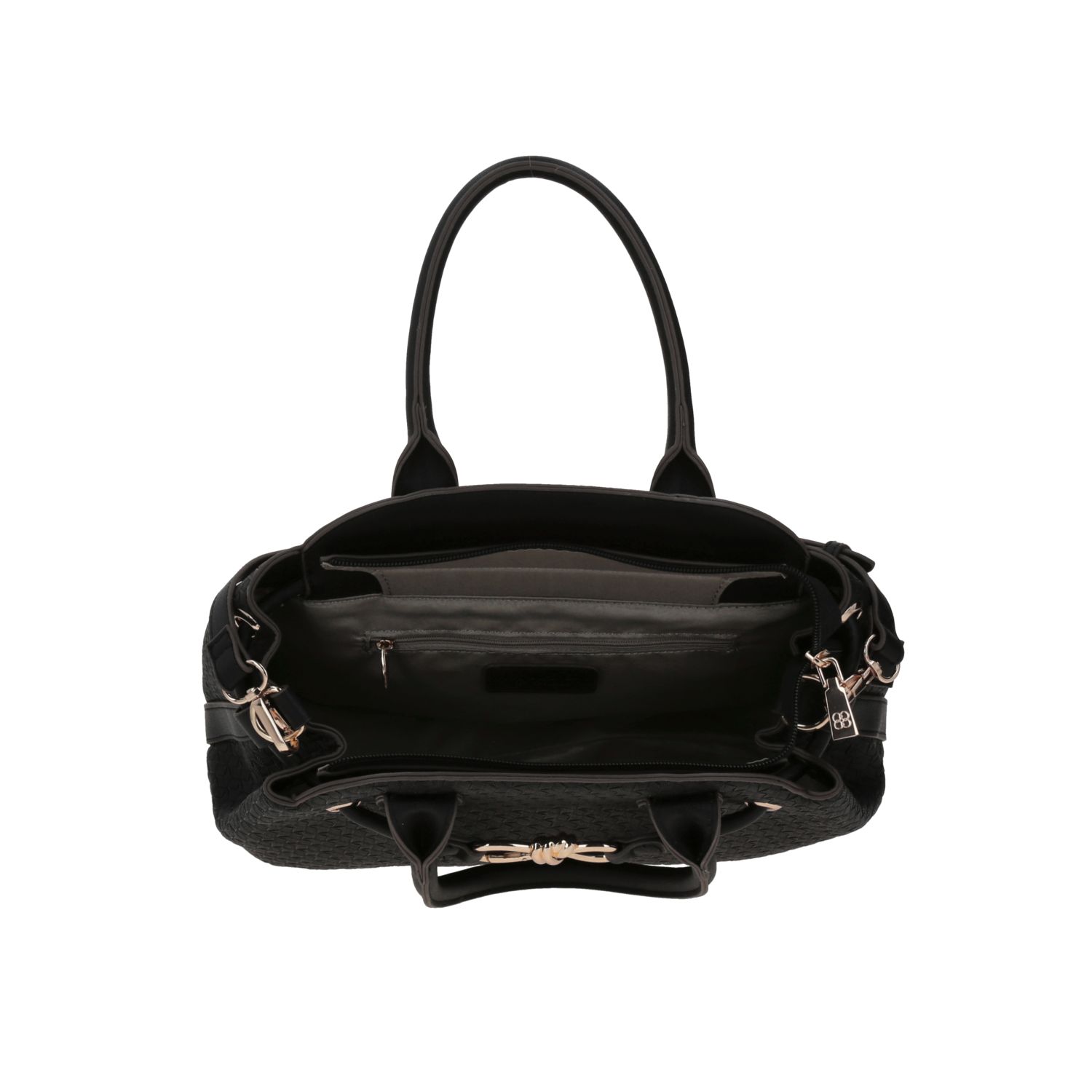 Bolsa de Mano para Dama Madison by Chenson Negra con Asa Ajustable - vista 2