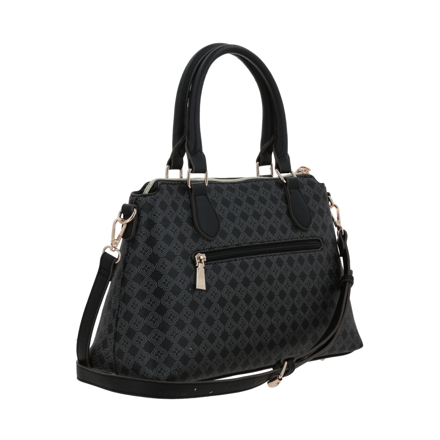 Bolsa de Mano para Dama Madison by Chenson Negra con Diseño Funcional 3