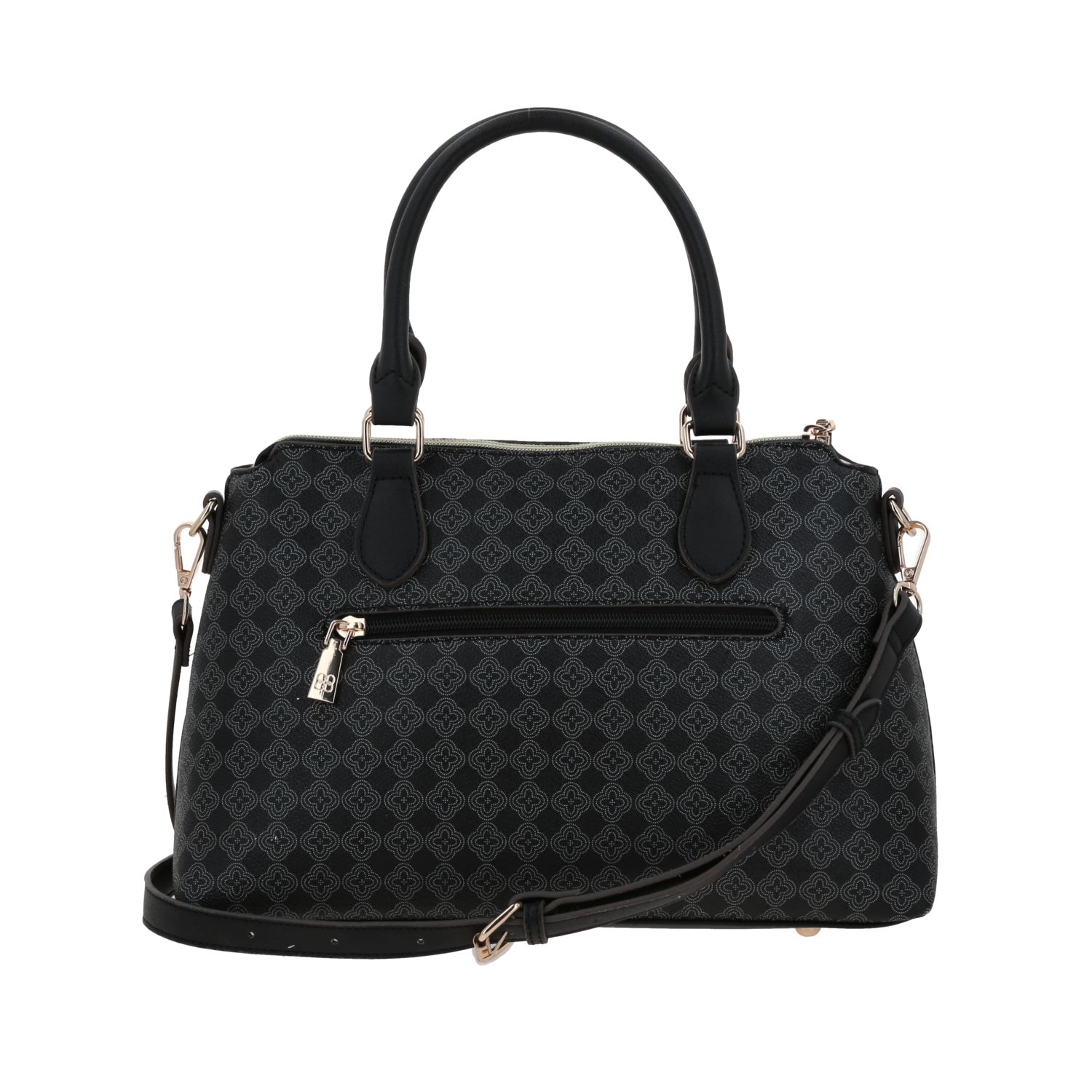 Bolsa de Mano para Dama Madison by Chenson Negra con Diseño Funcional 4