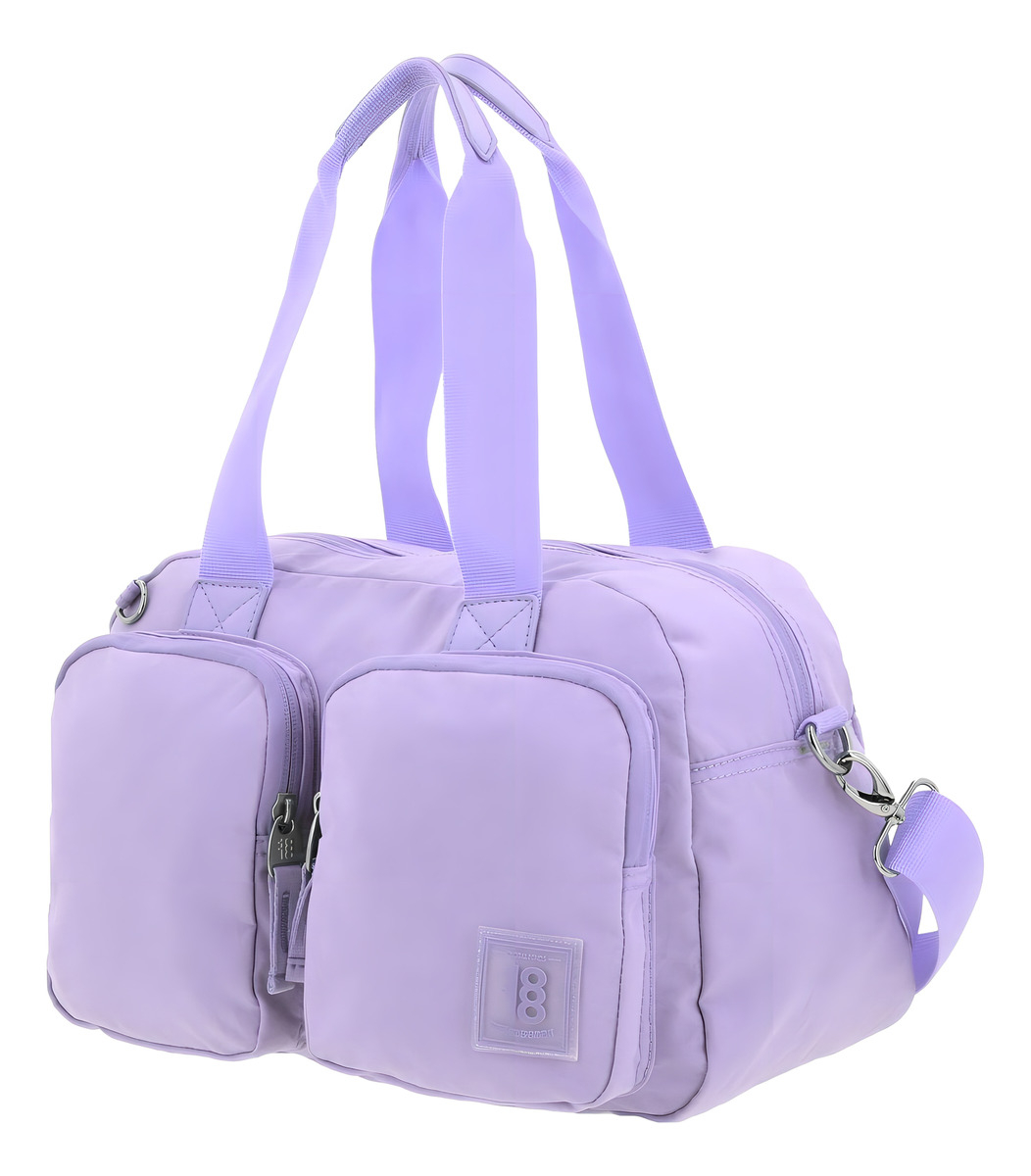 Bolsa De Mano Zilp Chenson 1818 Ajustable Lila Impermeable Acabado De Los Herrajes Níquel Diseño De La Tela Liso 4