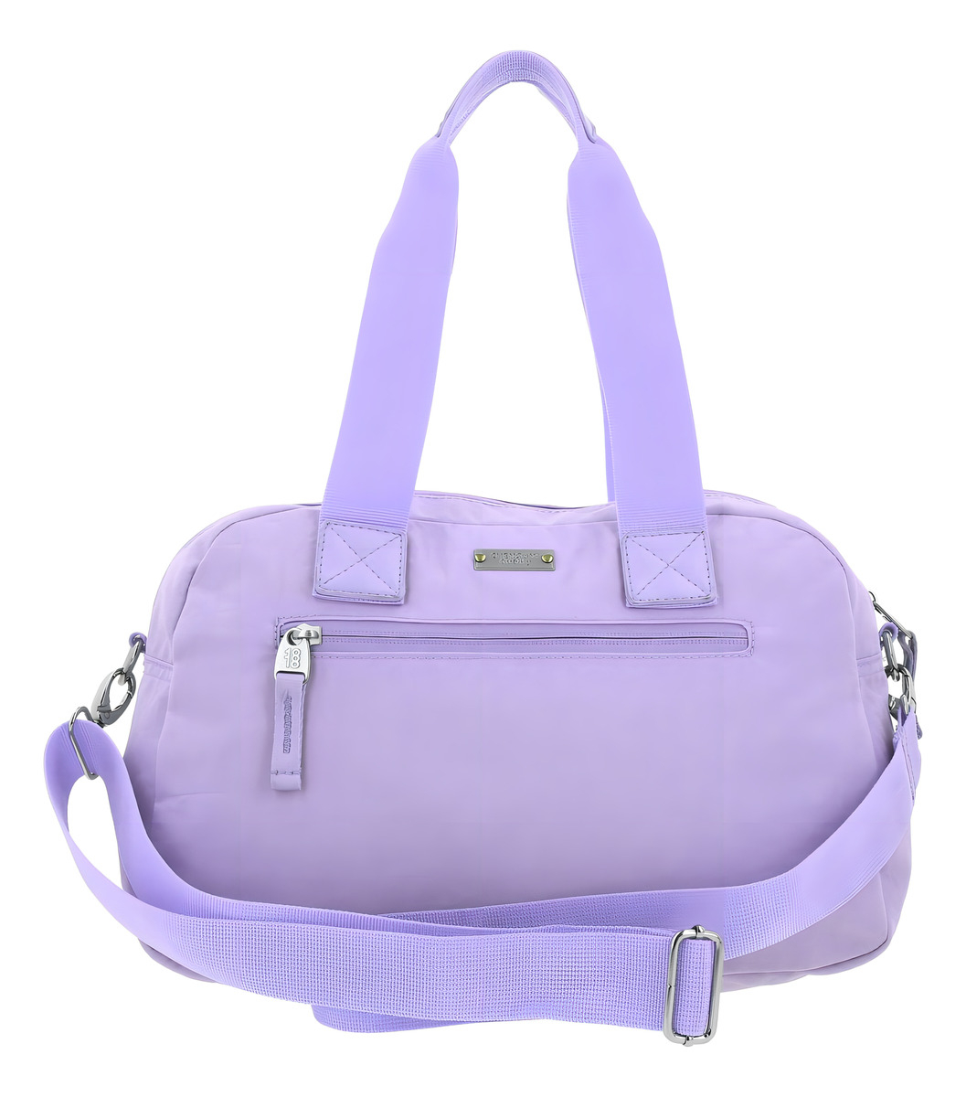 Bolsa De Mano Zilp Chenson 1818 Ajustable Lila Impermeable Acabado De Los Herrajes Níquel Diseño De La Tela Liso 5