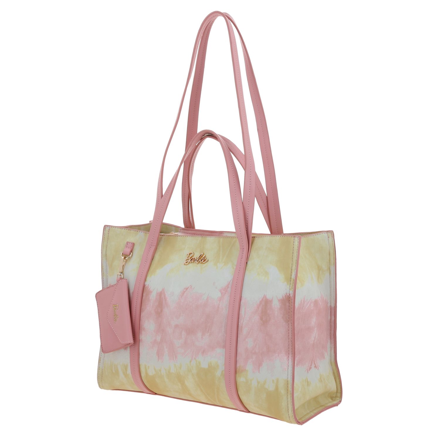 Bolsa grande para dama Barbie by Chenson Color Rosa con diseño práctico 2