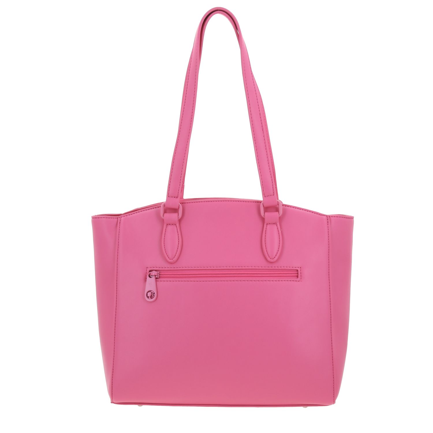Bolsa grande para dama Barbie by Chenson en color rosa con compartimentos prácticos 4