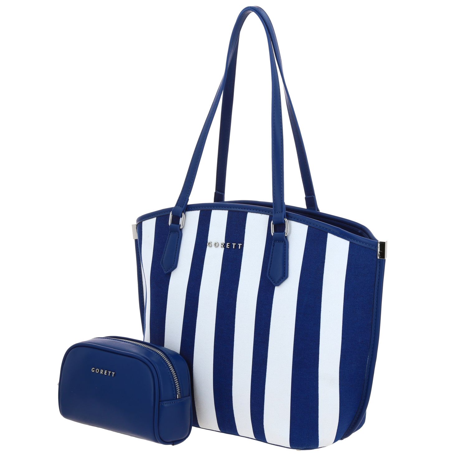 Bolsa grande para dama Gorétt by Chenson azul con amplio compartimento 2