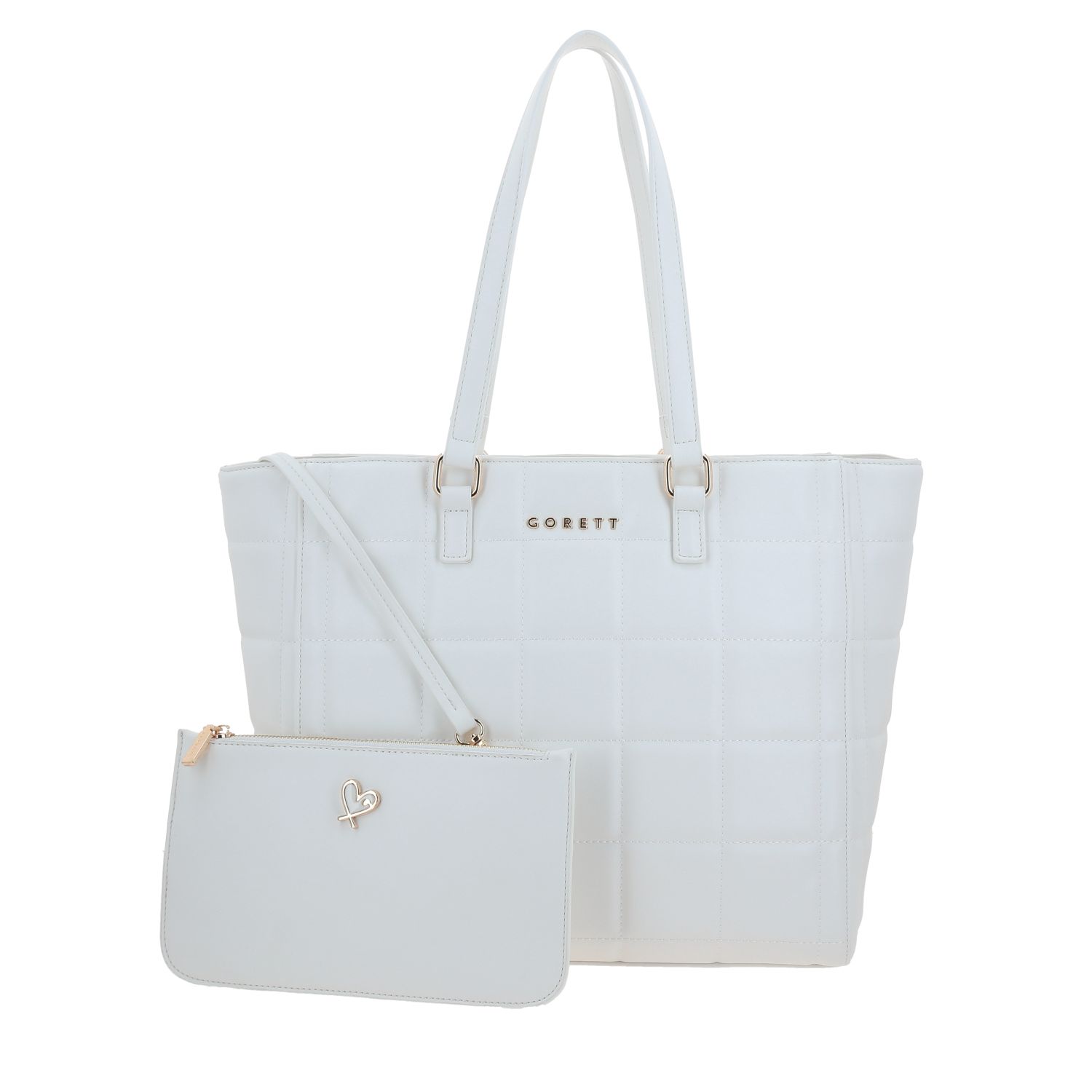 Bolsa grande para dama Gorétt by Chenson en color blanco – Estilo y funcionalidad