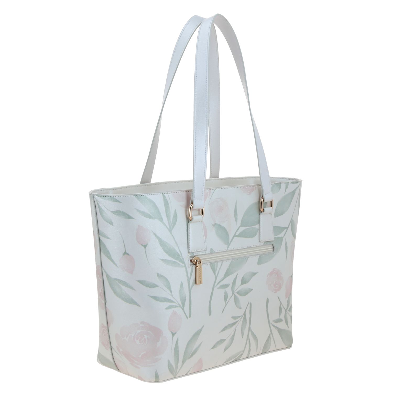 Bolsa grande para dama Gorétt by Chenson en color blanco – Ideal para el día a día 3