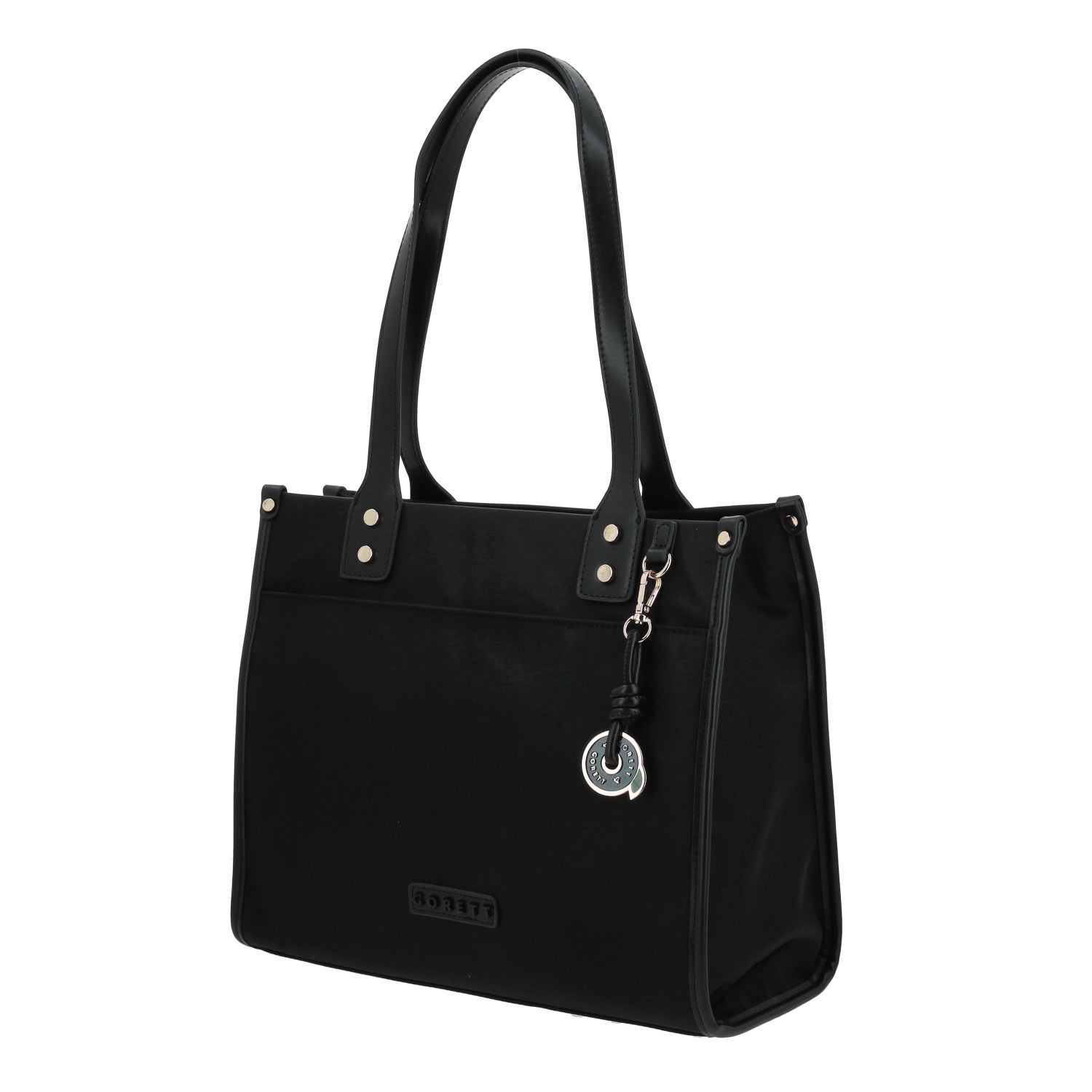 Bolsa grande para dama Gorétt by Chenson negra con amplio compartimento 2