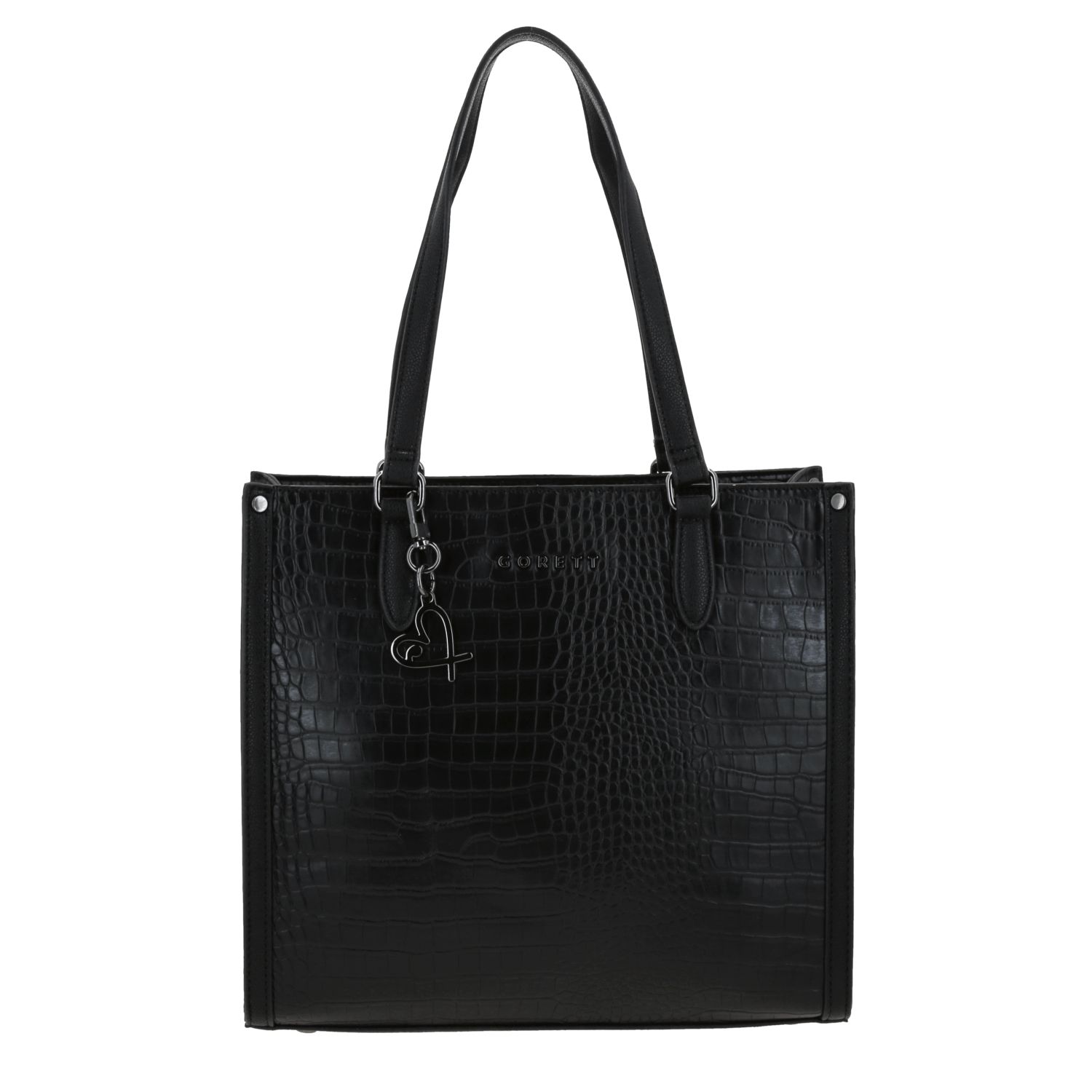 Bolsa grande para dama Gorétt by Chenson negro con asa de hombro