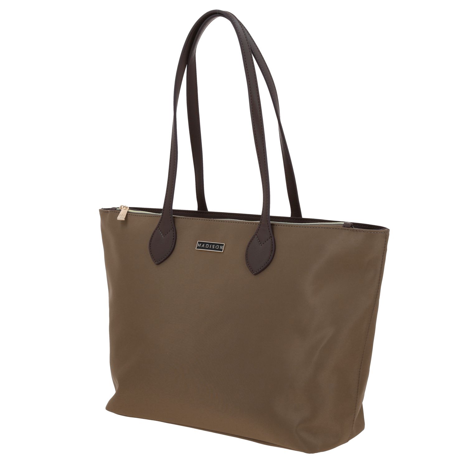 Bolsa grande para dama Madison by Chenson Café con múltiples compartimentos 2