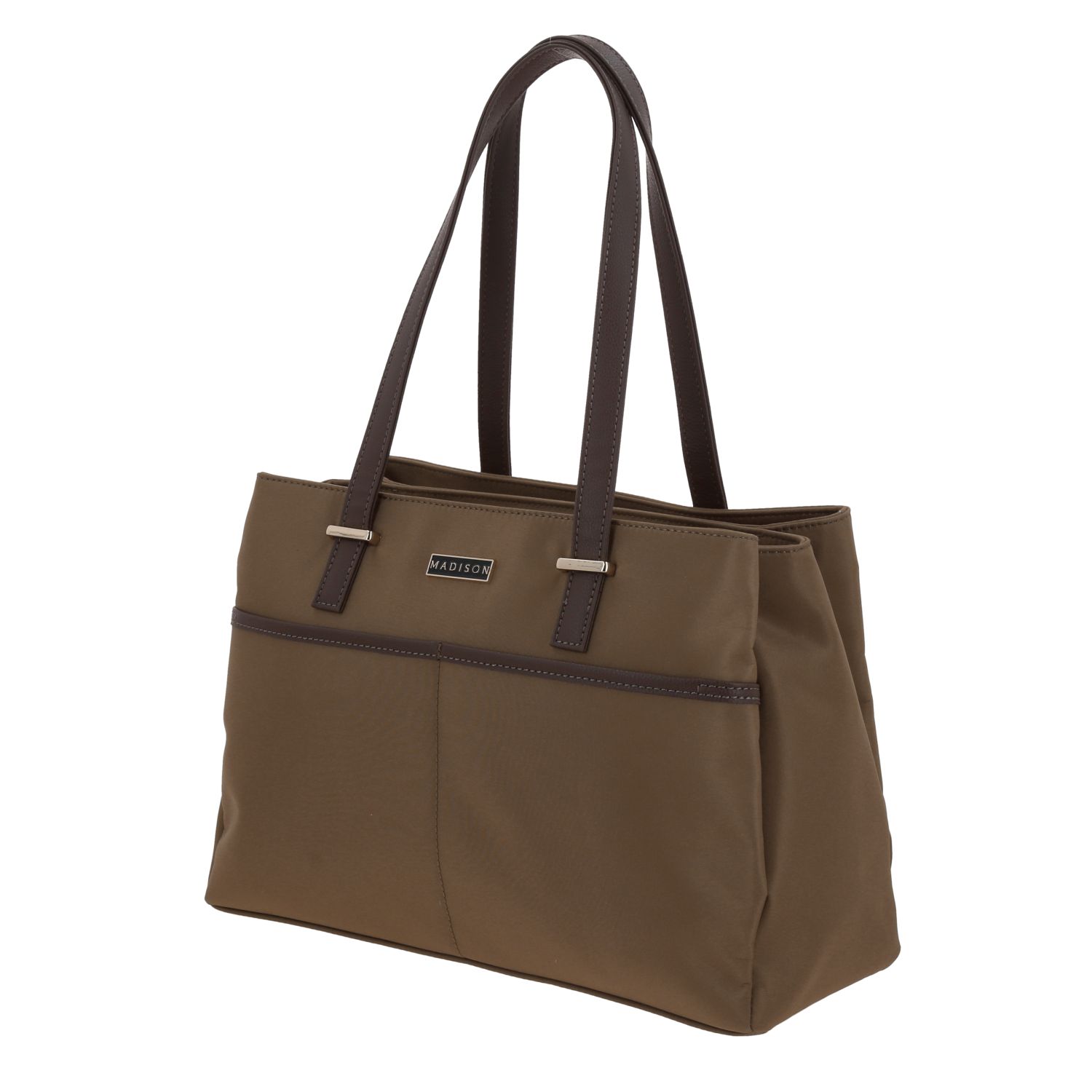 Bolsa grande para dama Madison by Chenson en color café – Ideal para el día a día 2