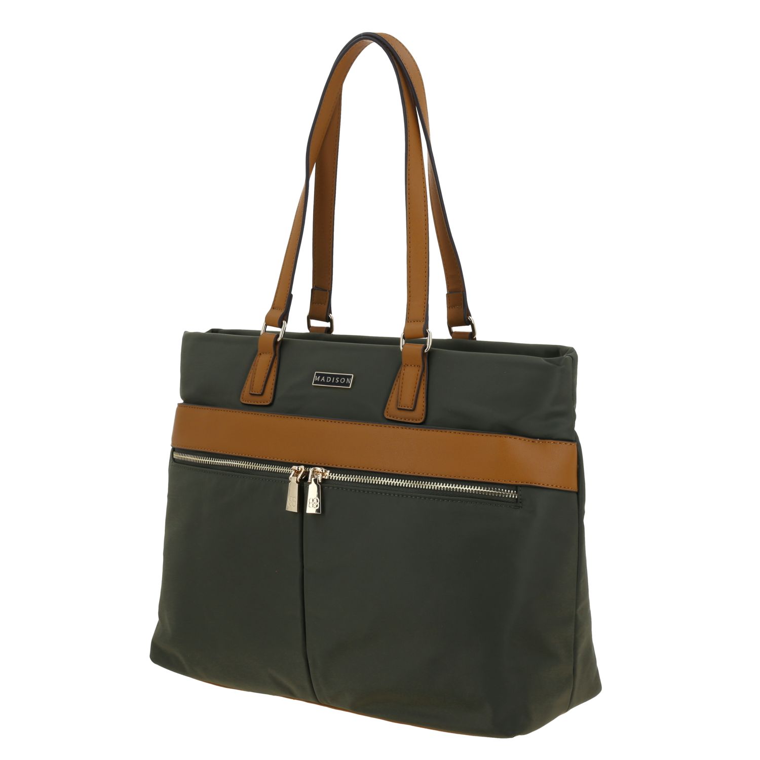 Bolsa grande para dama Madison by Chenson en verde seco – Estilo y funcionalidad 2