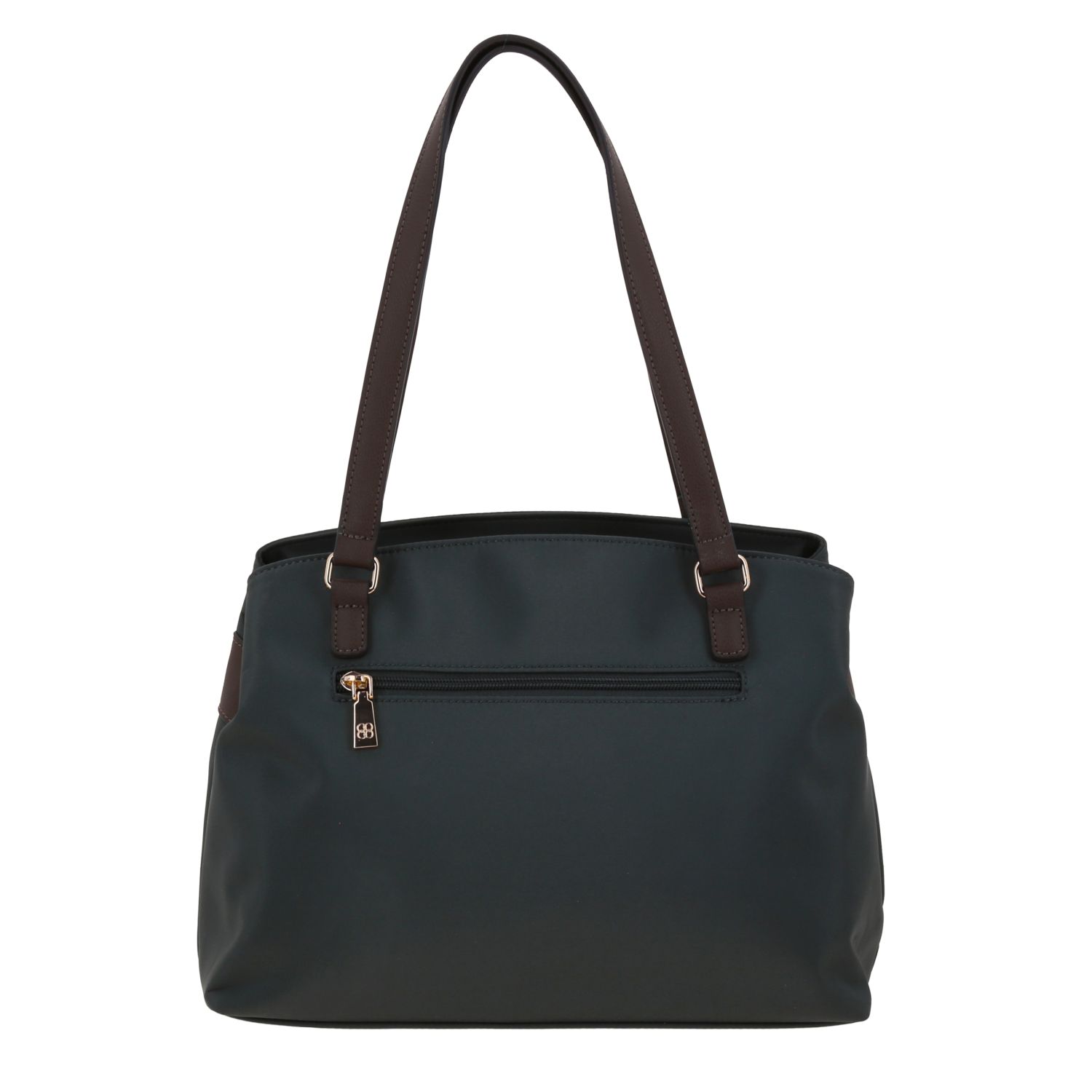 Bolsa grande para dama Madison by Chenson gris con bolsillo frontal 4