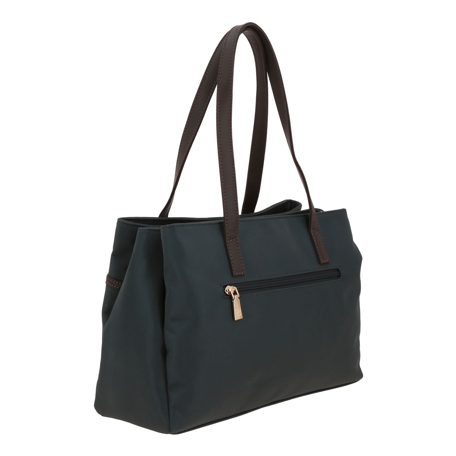 Bolsa grande para dama Madison by Chenson gris con múltiples compartimentos 3