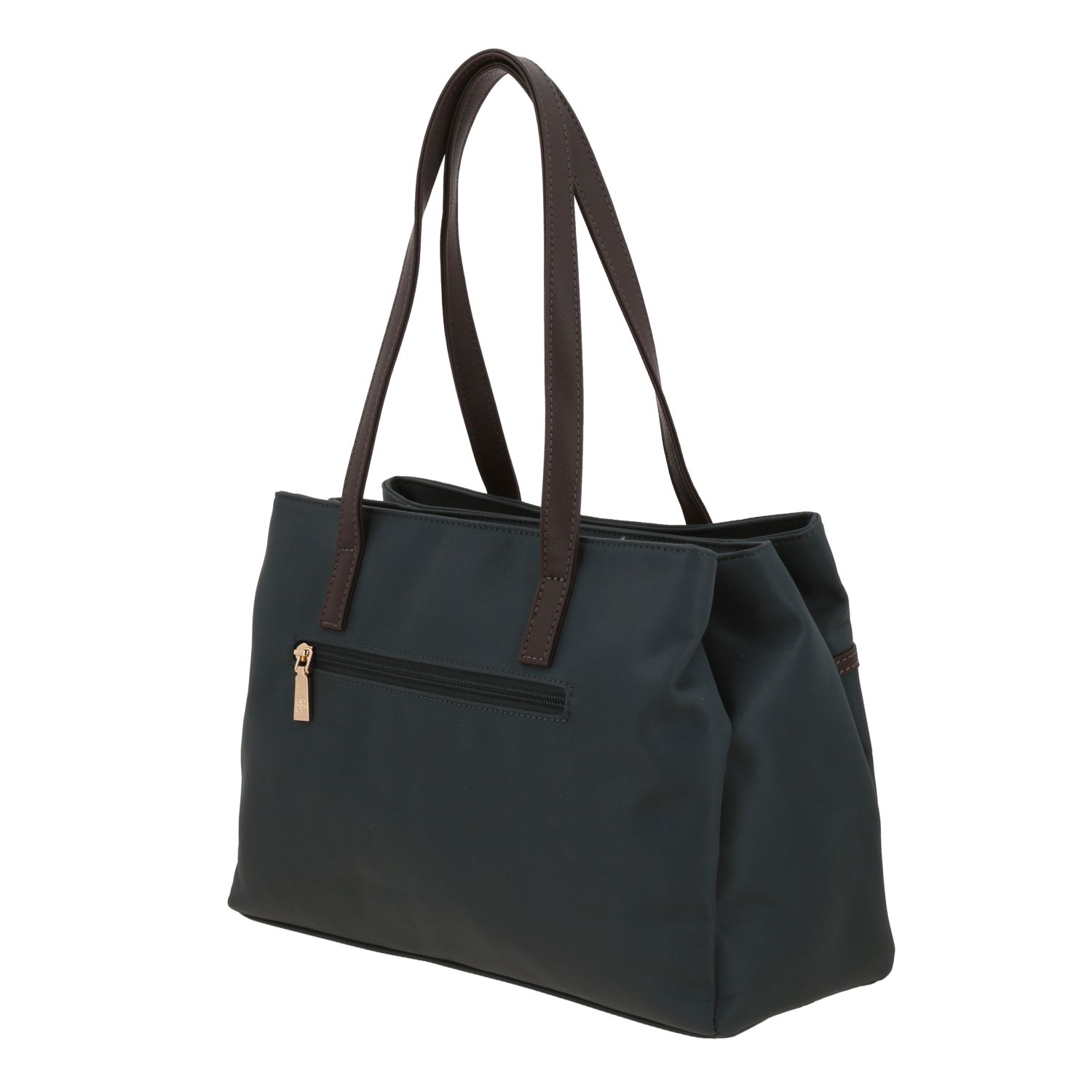 Bolsa grande para dama Madison by Chenson gris con múltiples compartimentos 5