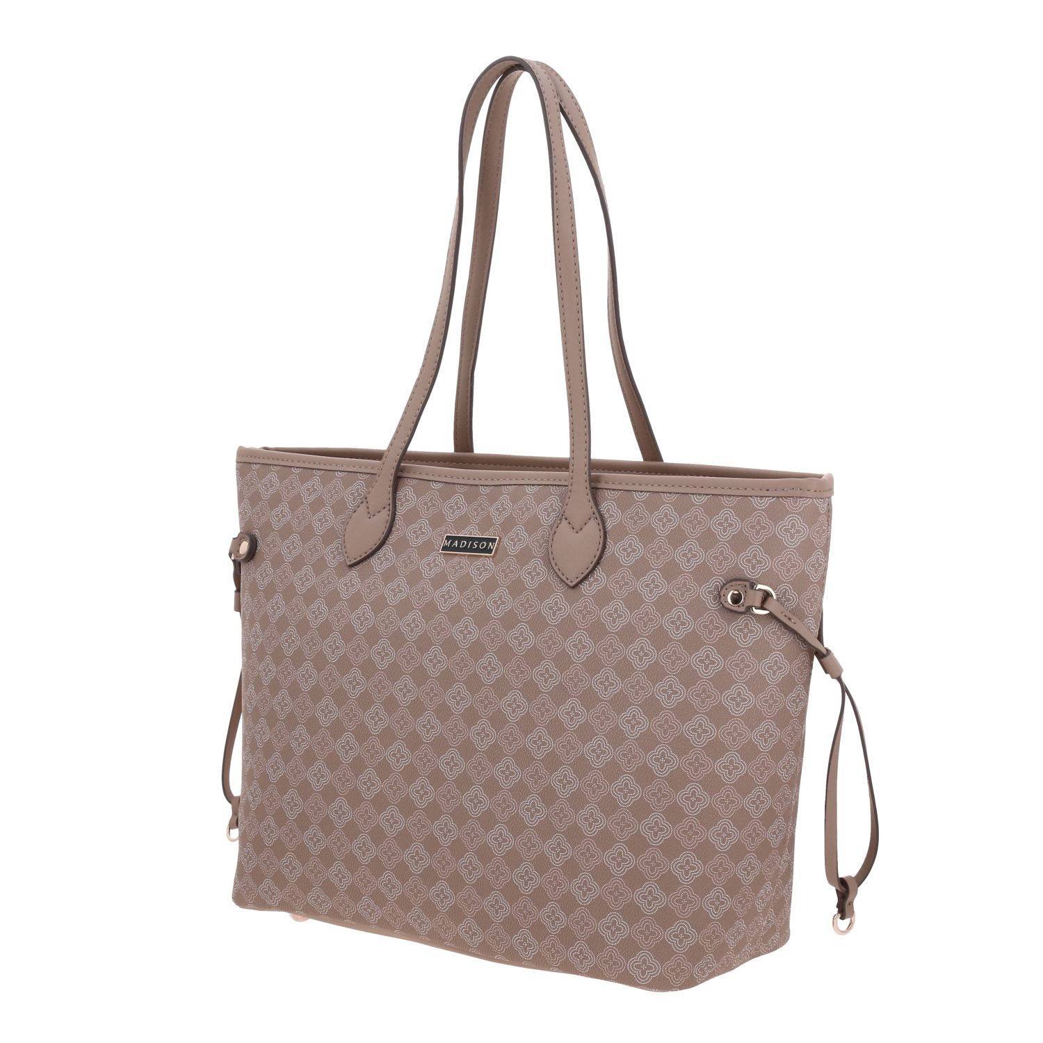 Bolsa grande para dama Madison by Chenson rosa con compartimentos prácticos 2