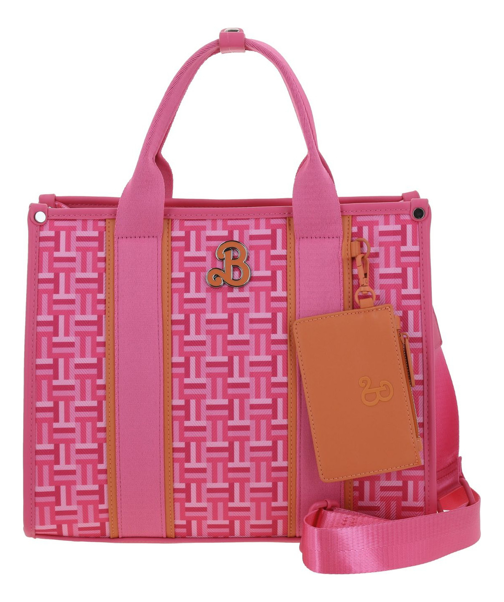 Bolsa Satchel Barbie Gorett Taylor Br25090-p Color Rosa Chicle Correa De Hombro Rosa Chicle