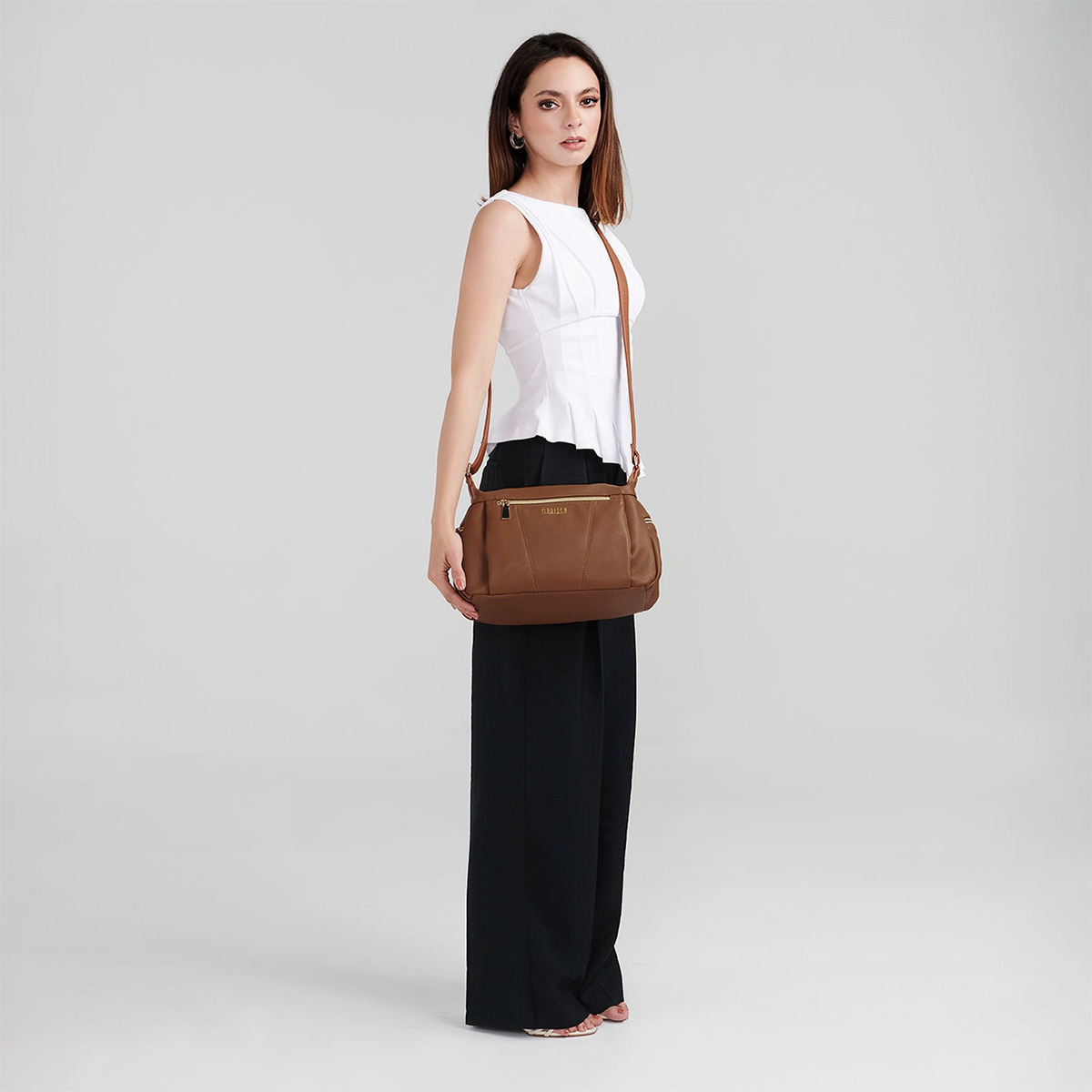 Bolso Crossbody Chenson Madison Modelo Floresia Md25111-b - vista 2