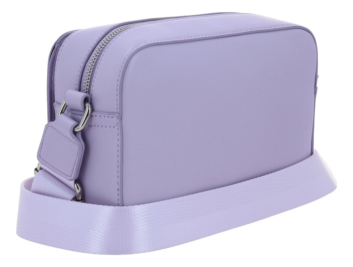 Bolso Crossbody Mediano Gorett Chenson Lizzie Para Dama Lila Acabado De Los Herrajes Níquel Diseño De La Tela Liso 5